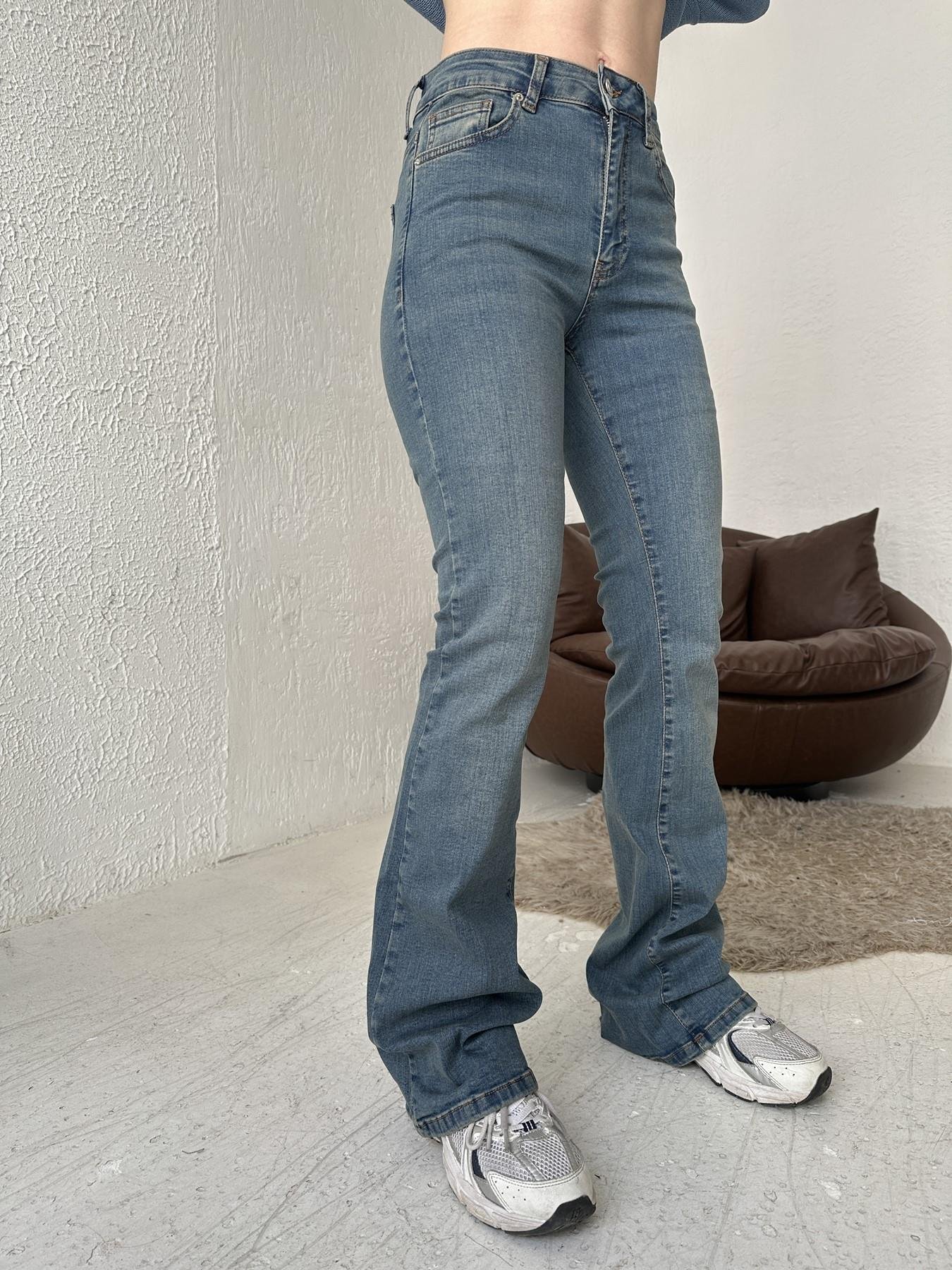 İspanyol Skinny Jean 62 ORTA MAVİ TİNTLİ