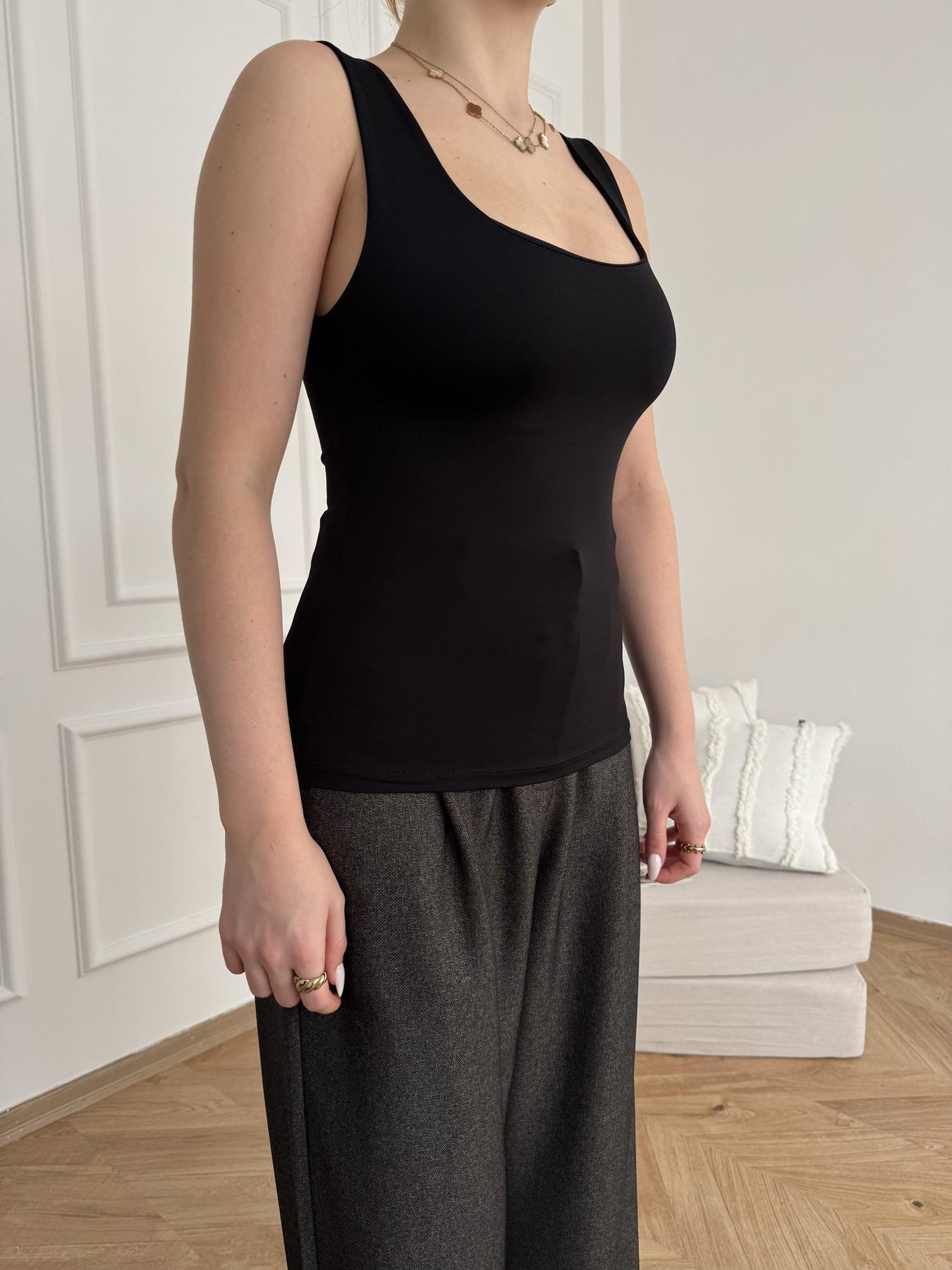 Kalın Askılı Atlet Siyah