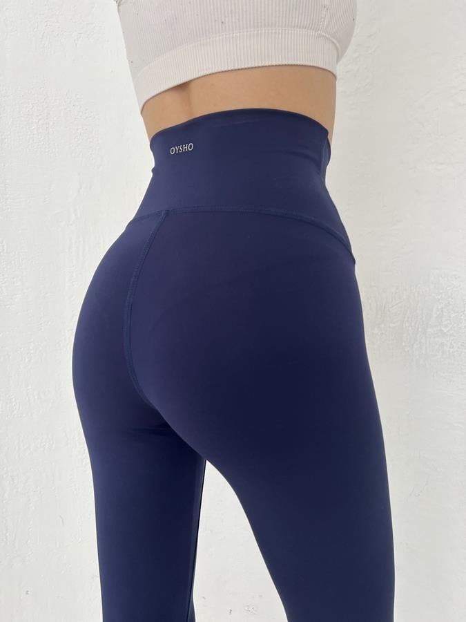 Kalın Lastikli Sporcu Tayt LACİVERT