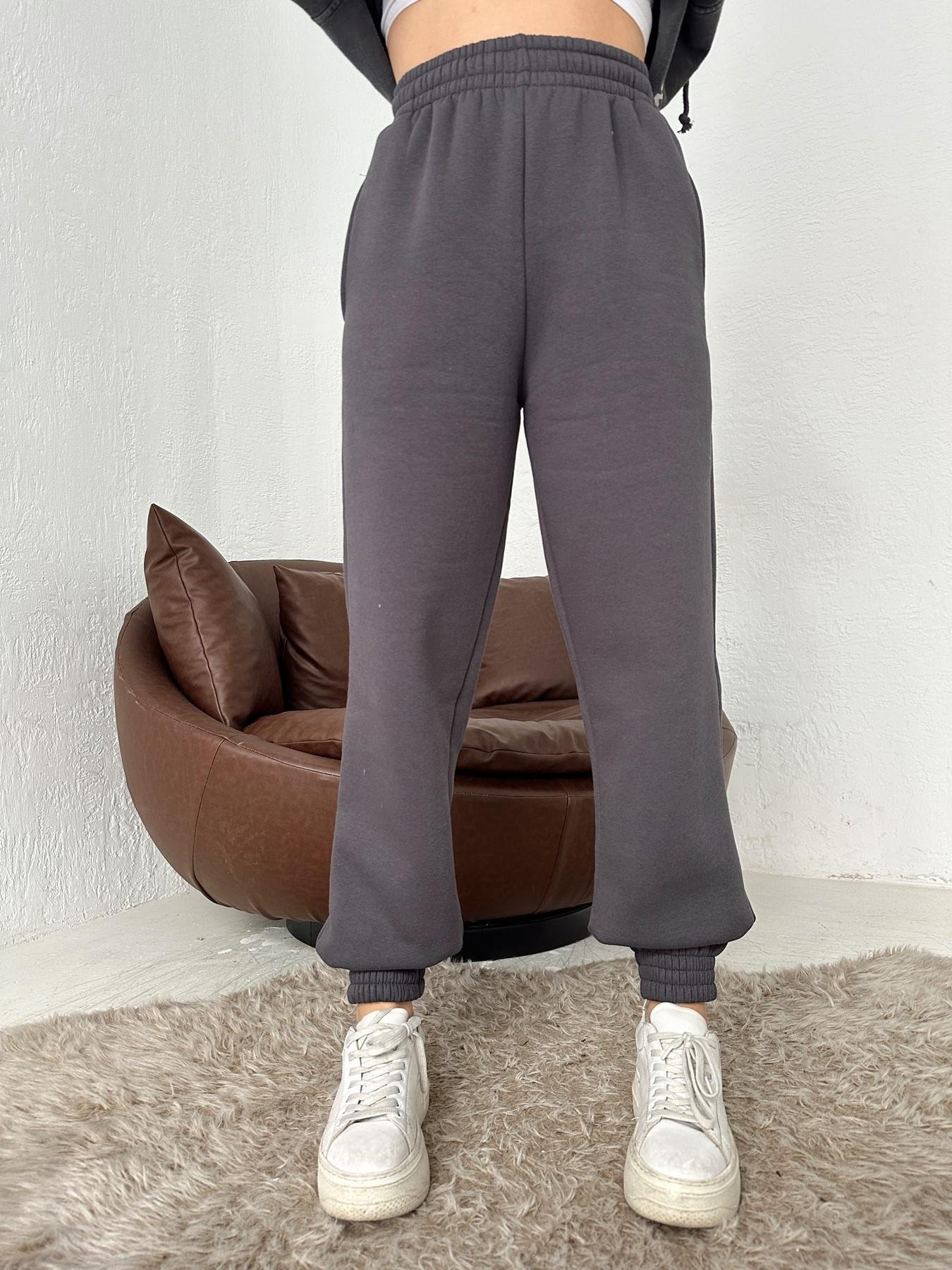 Kalın Paça 3 İplik Eşofman Altı ANTRASİT