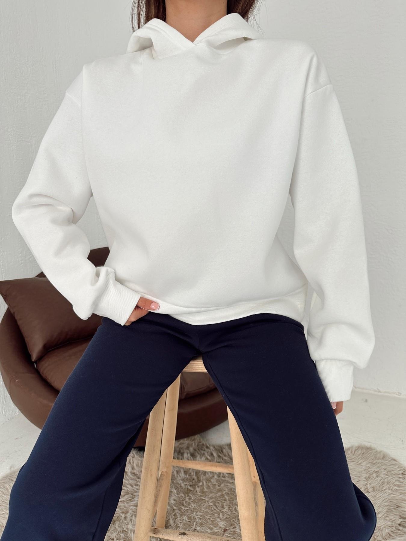Kapüşonlu  Sweatshirt EKRU