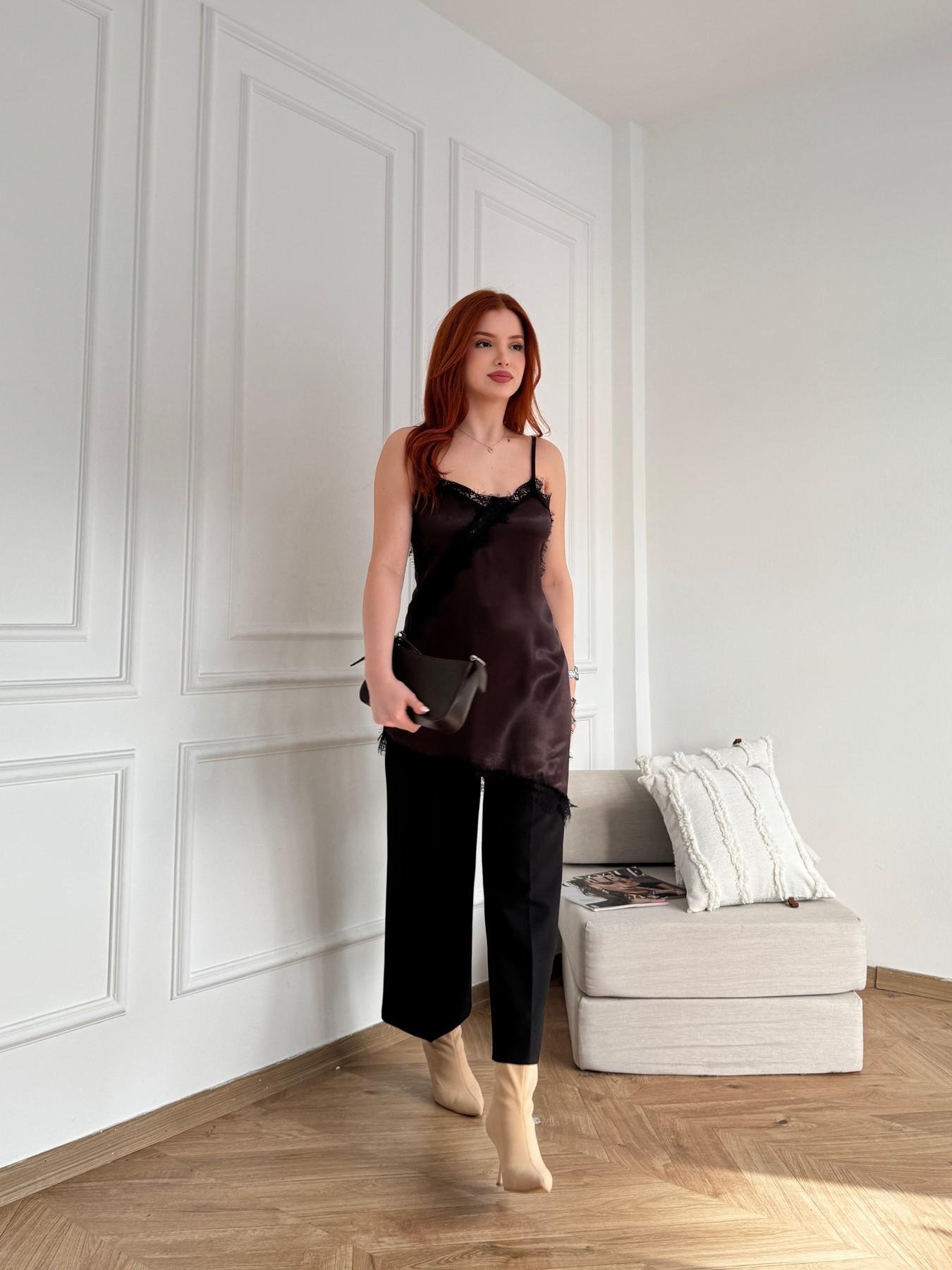 Kemerli Culotte Pantolon Siyah