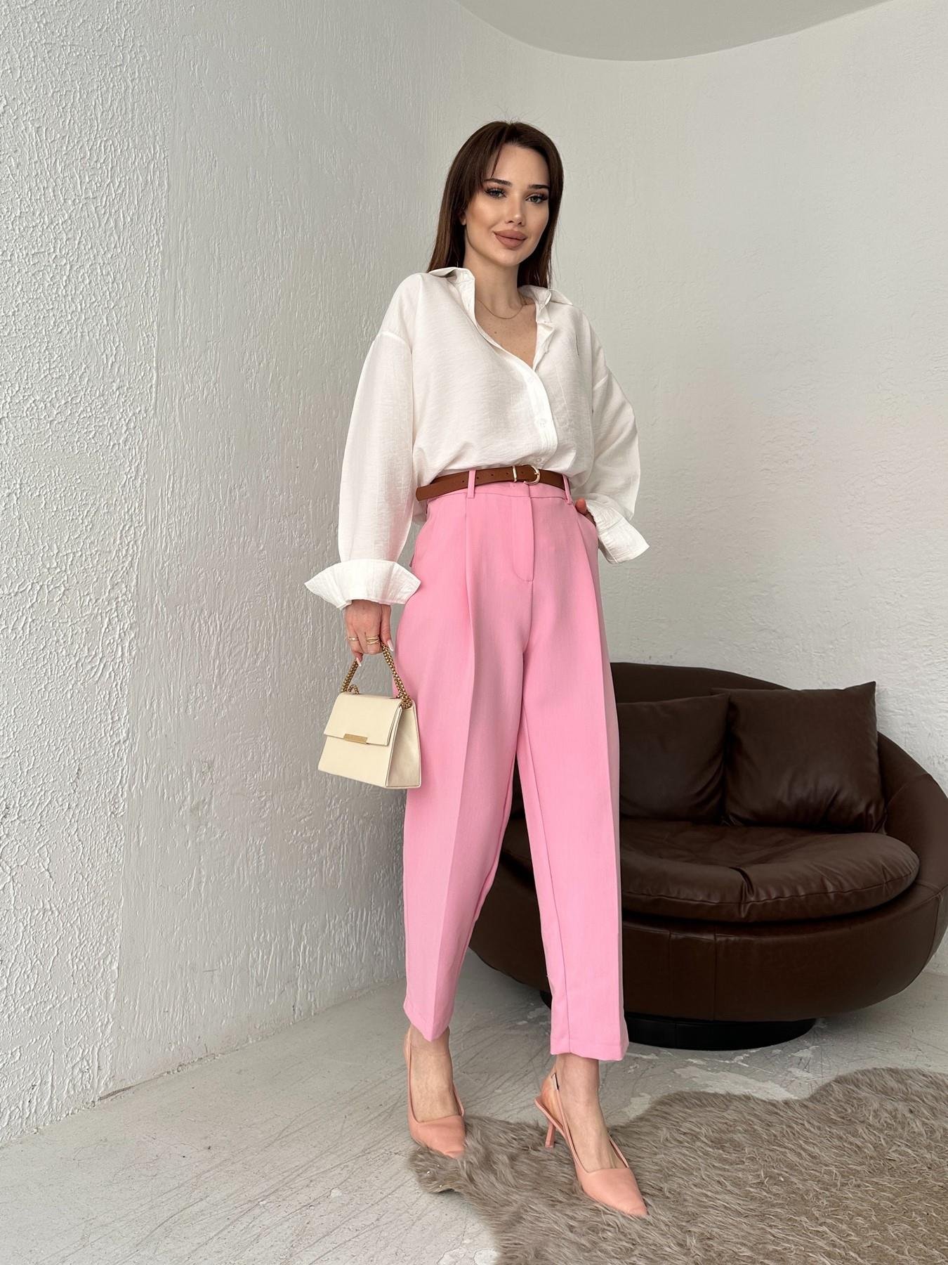 Kemerli Havuç Pantolon PEMBE