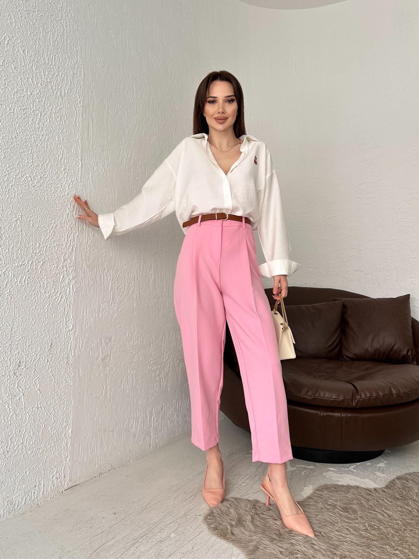 Kemerli Havuç Pantolon PEMBE