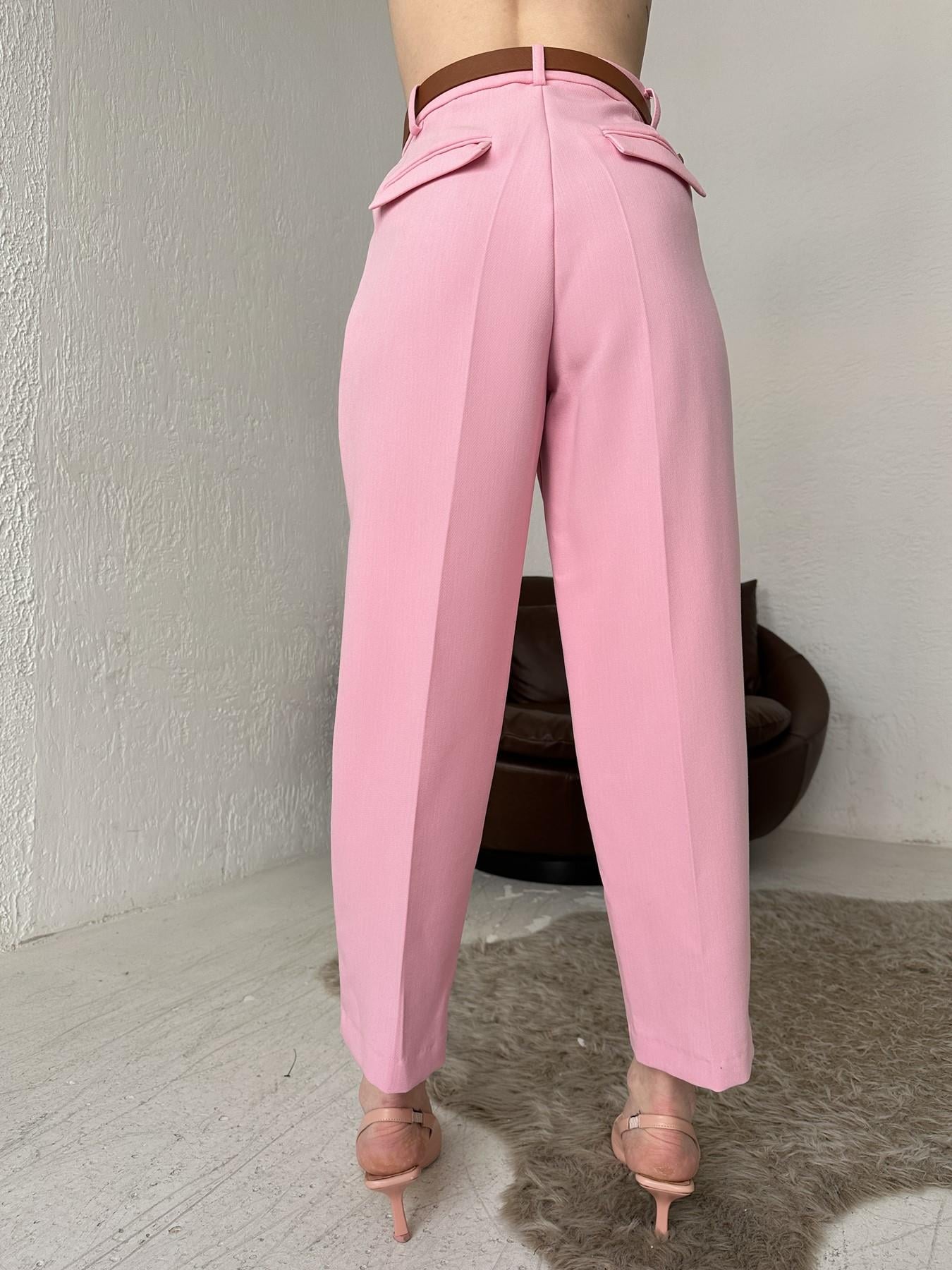 Kemerli Havuç Pantolon PEMBE