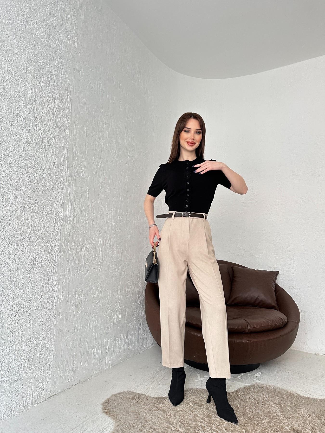 Kemerli Havuç Pantolon TAŞ