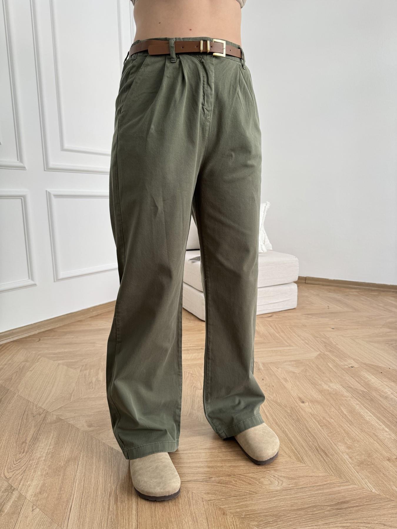 Kemerli Pantolon Haki