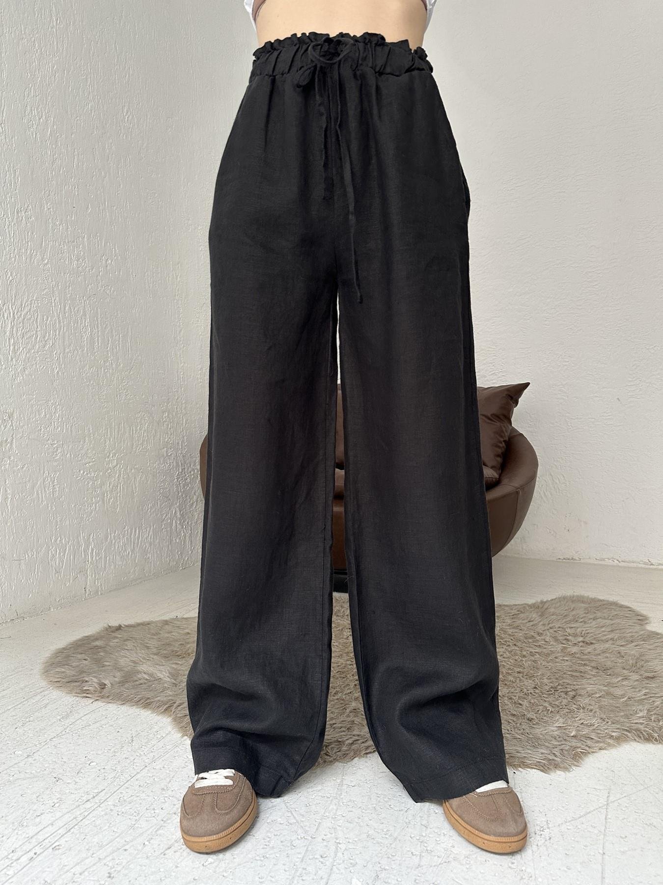 Keten Pantolon Siyah