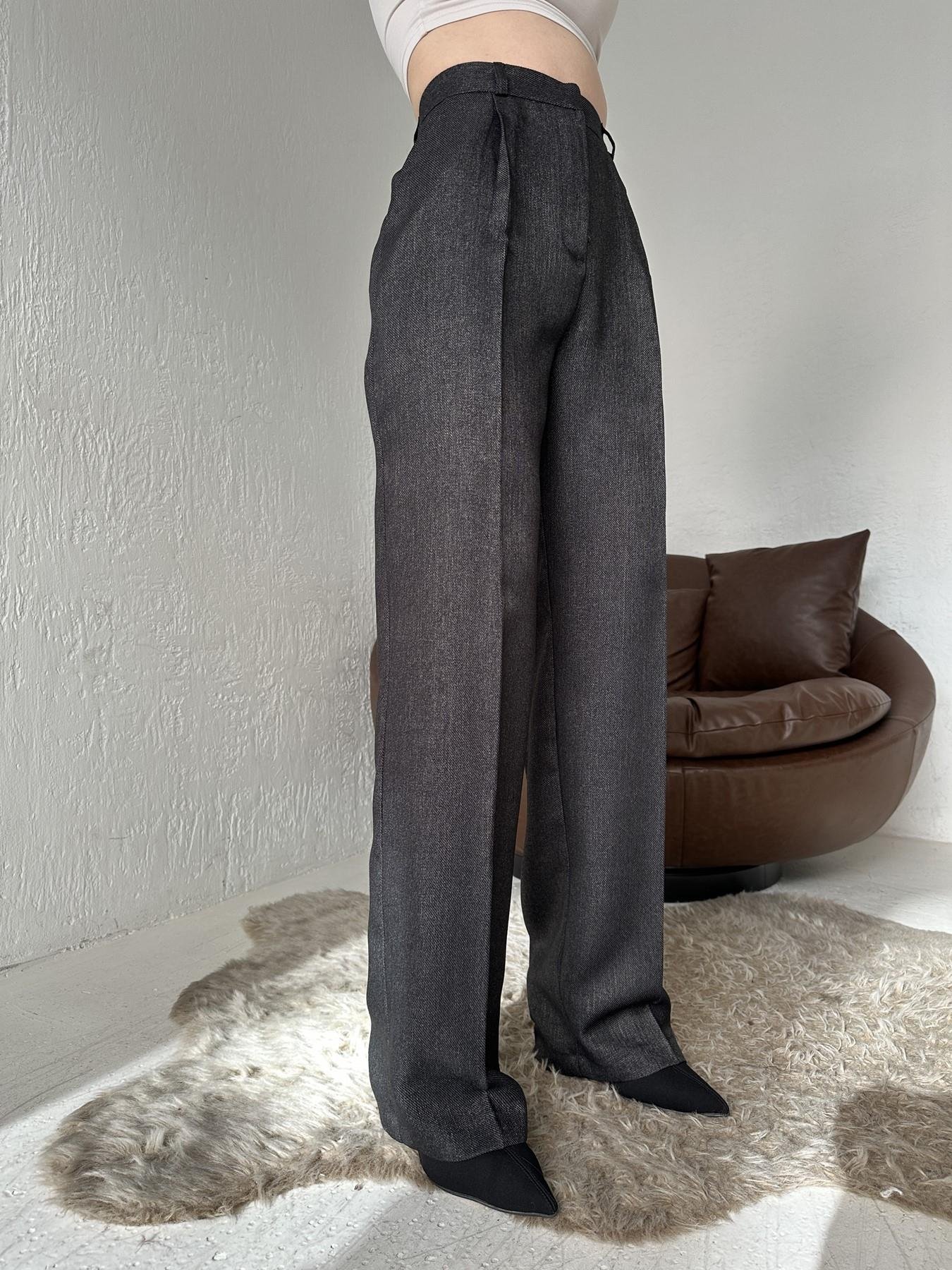 Kırçıllı Palazzo Pantolon ANTRASİT