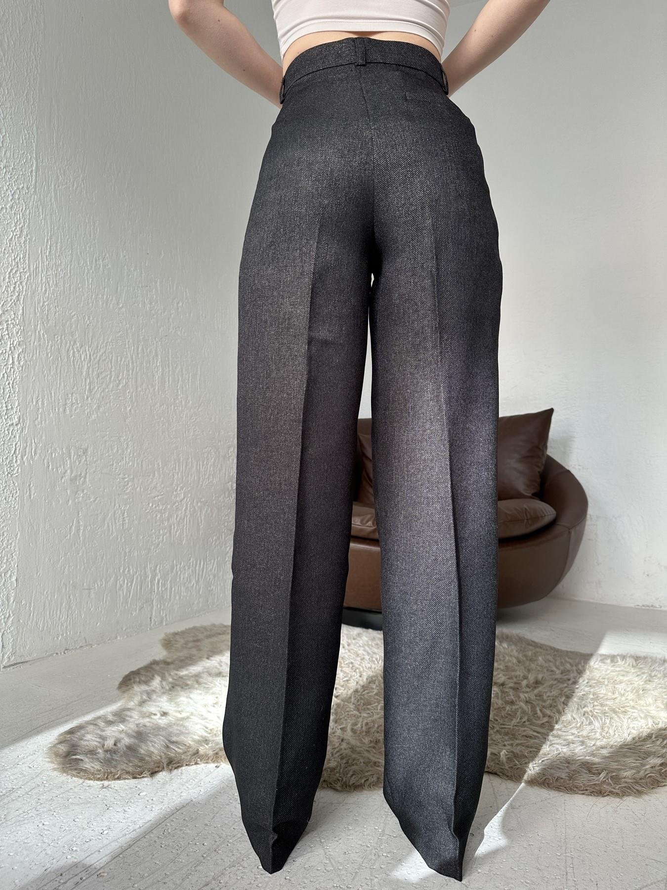 Kırçıllı Palazzo Pantolon ANTRASİT