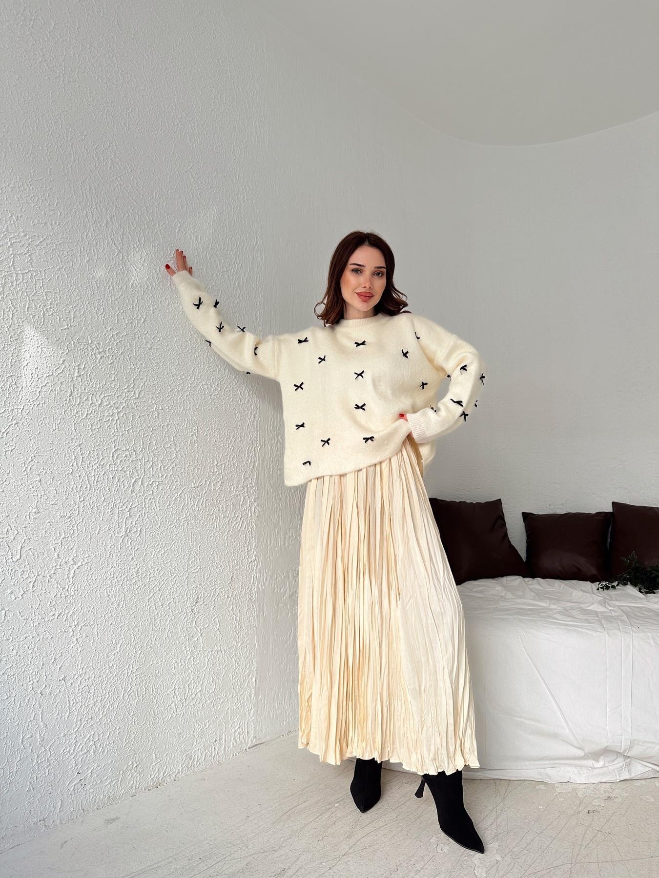 Kırışık Etek VANİLYA