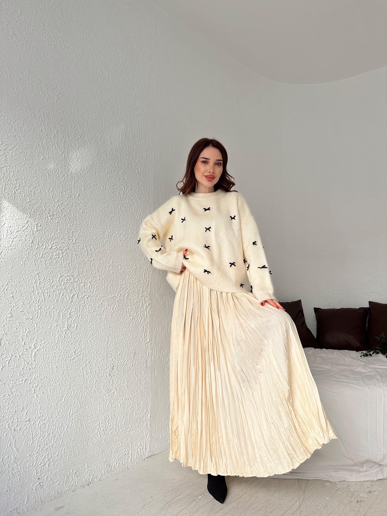 Kırışık Etek VANİLYA