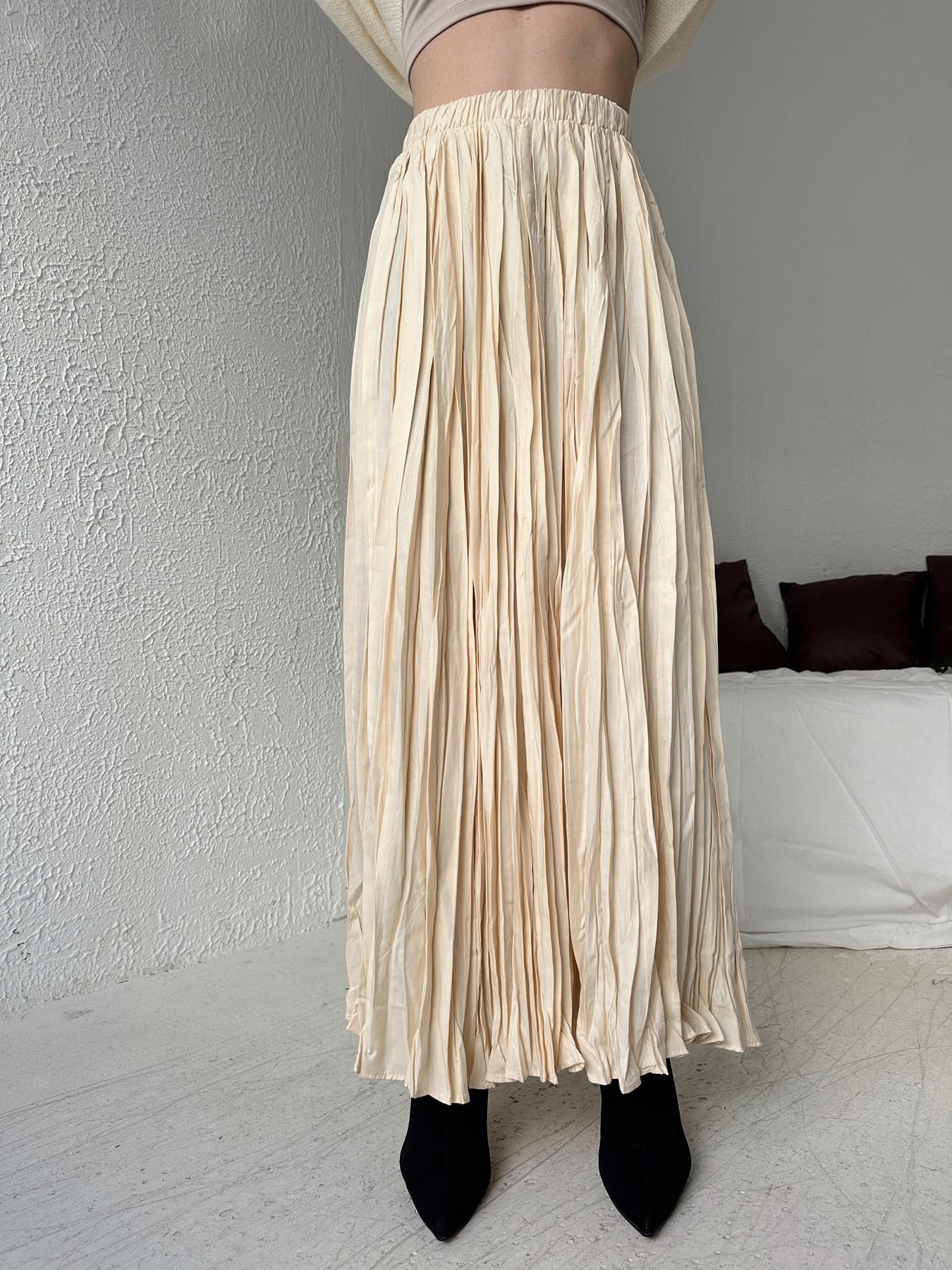 Kırışık Etek VANİLYA