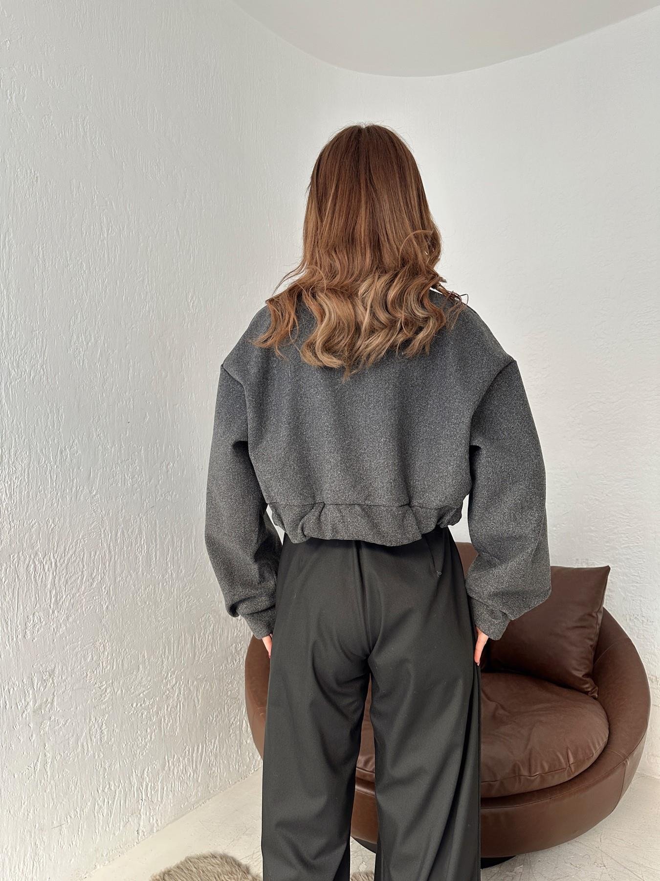 Kısa Kaşe Ceket ANTRASİT