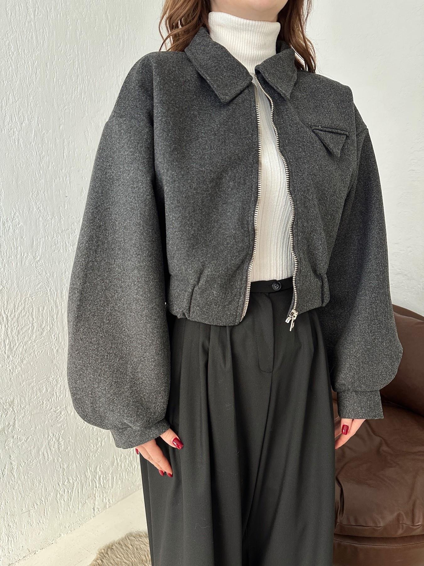 Kısa Kaşe Ceket ANTRASİT