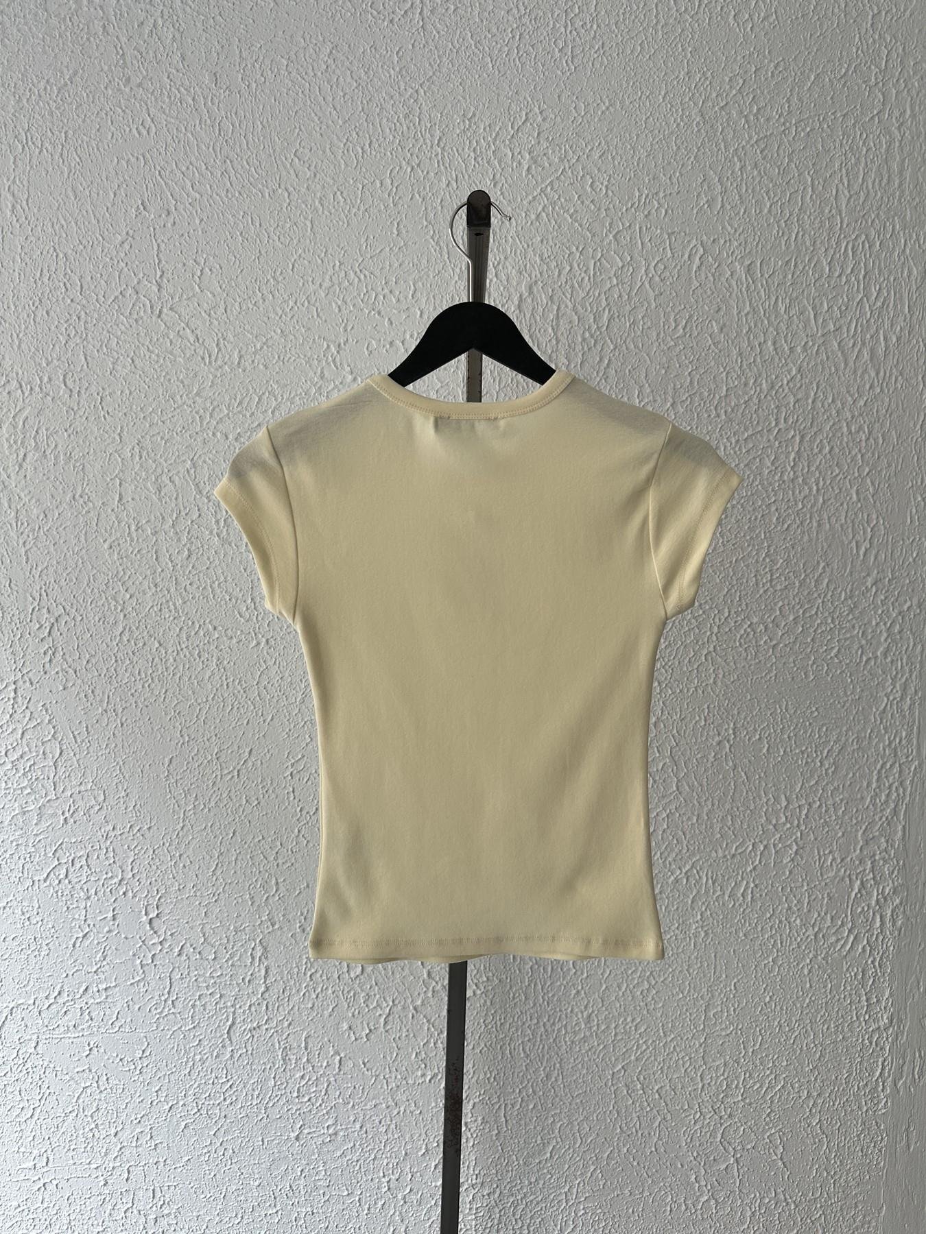 Kolsuz Tişört Sarı