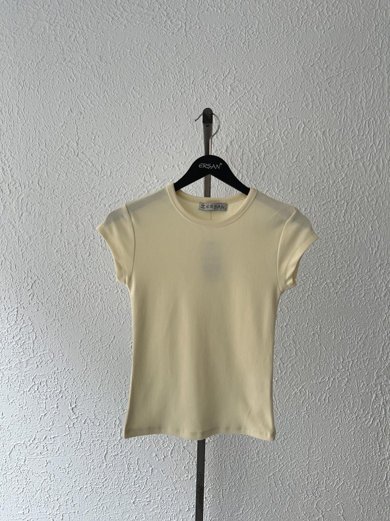 Kolsuz Tişört Sarı