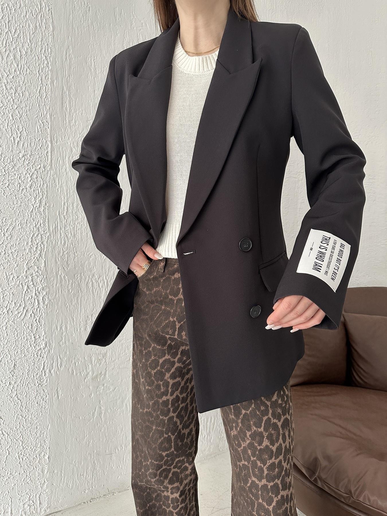 Kolu Bantlı Basic Ceket SİYAH