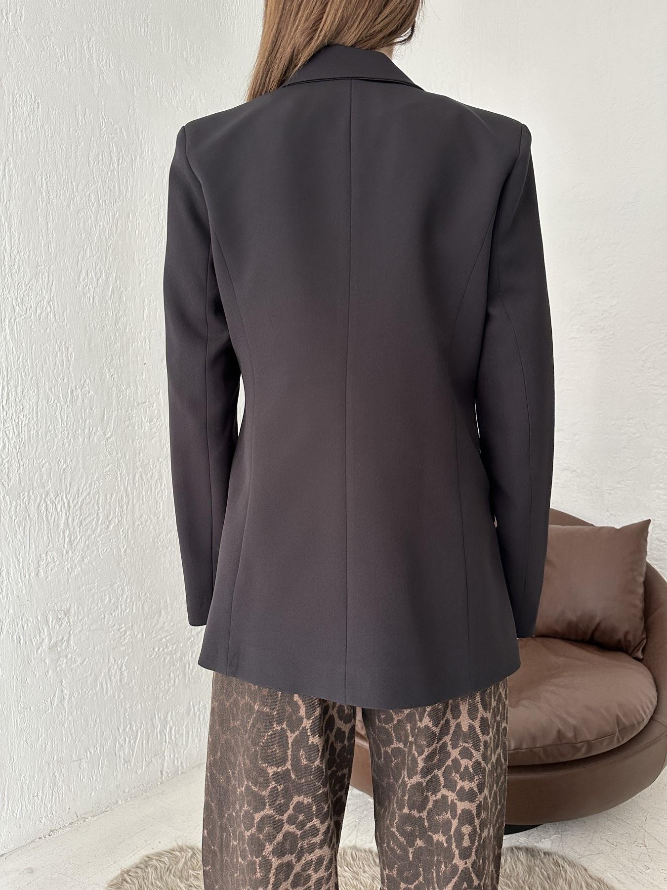 Kolu Bantlı Basic Ceket SİYAH