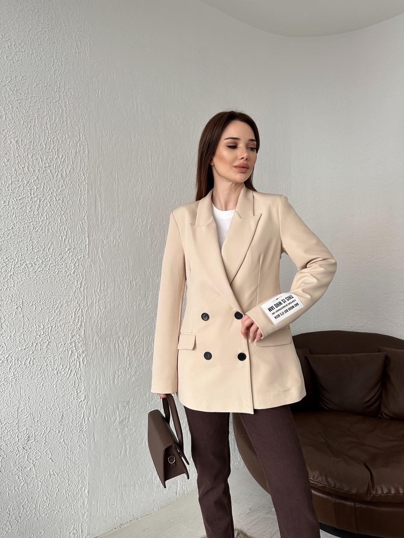 Kolu Bantlı Basic Ceket TAŞ