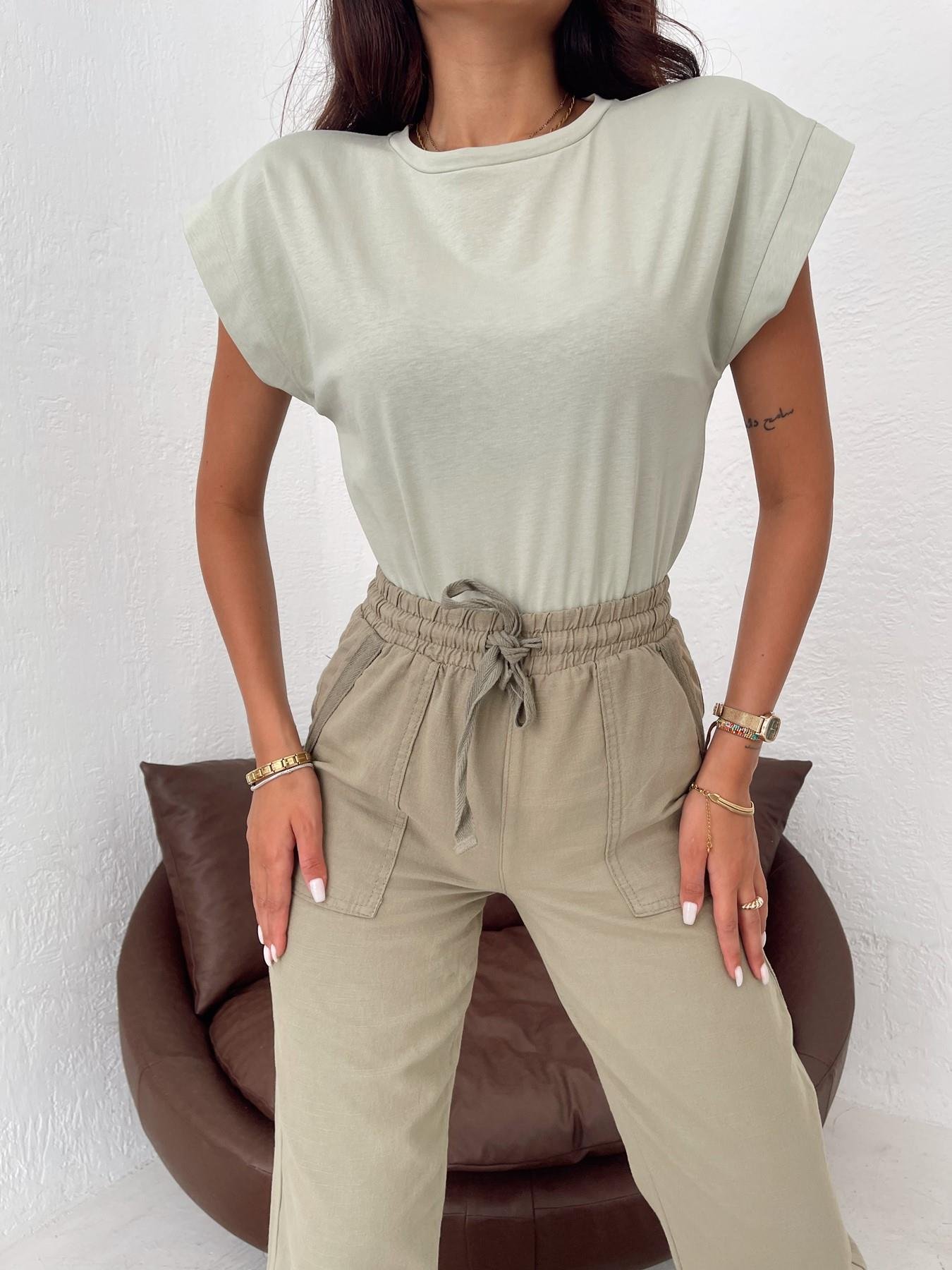 Kolu Kalın Duble Tişört Mint