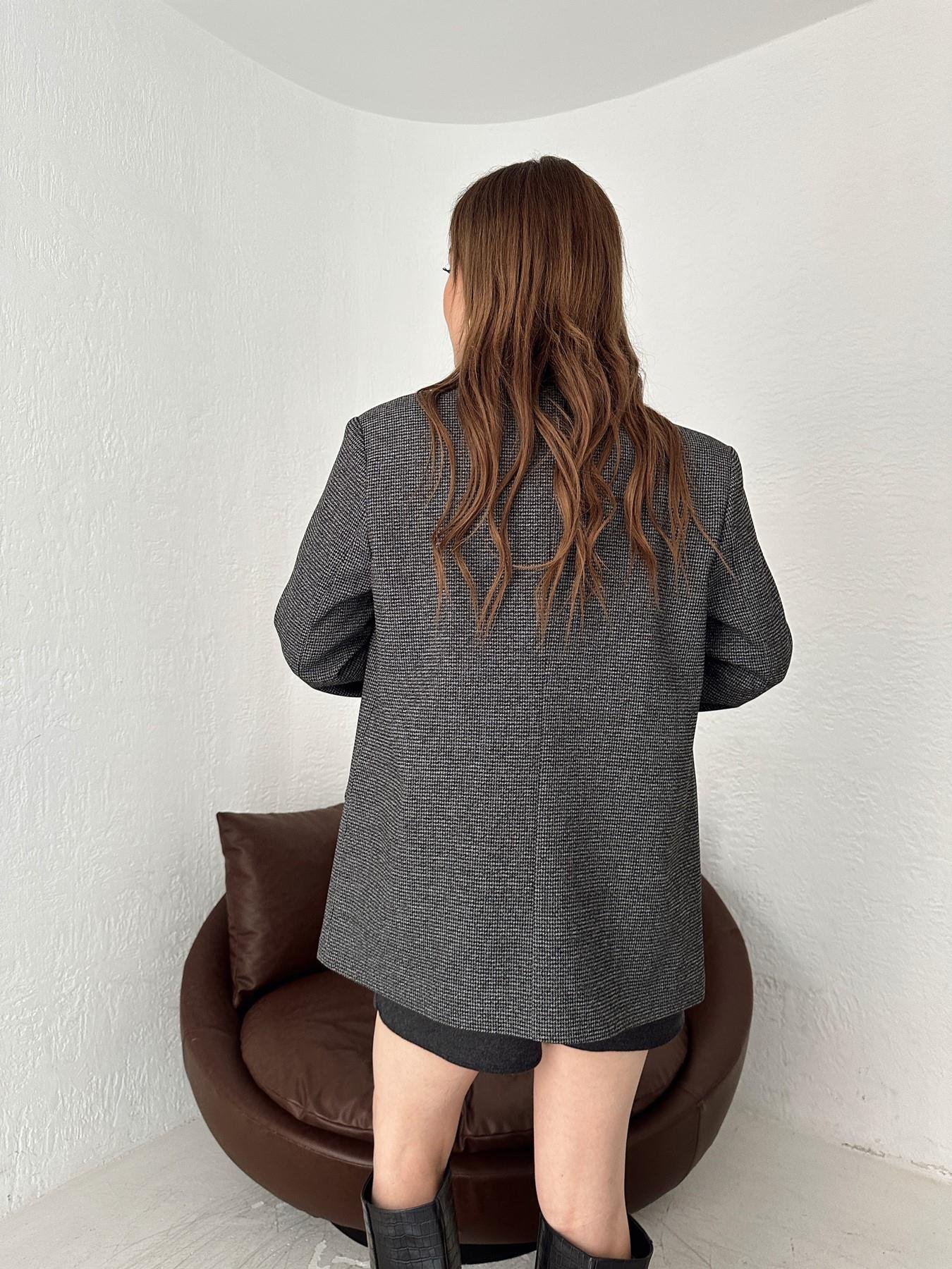 Kruvaze Yaka Blazer Ceket ANTRASİT