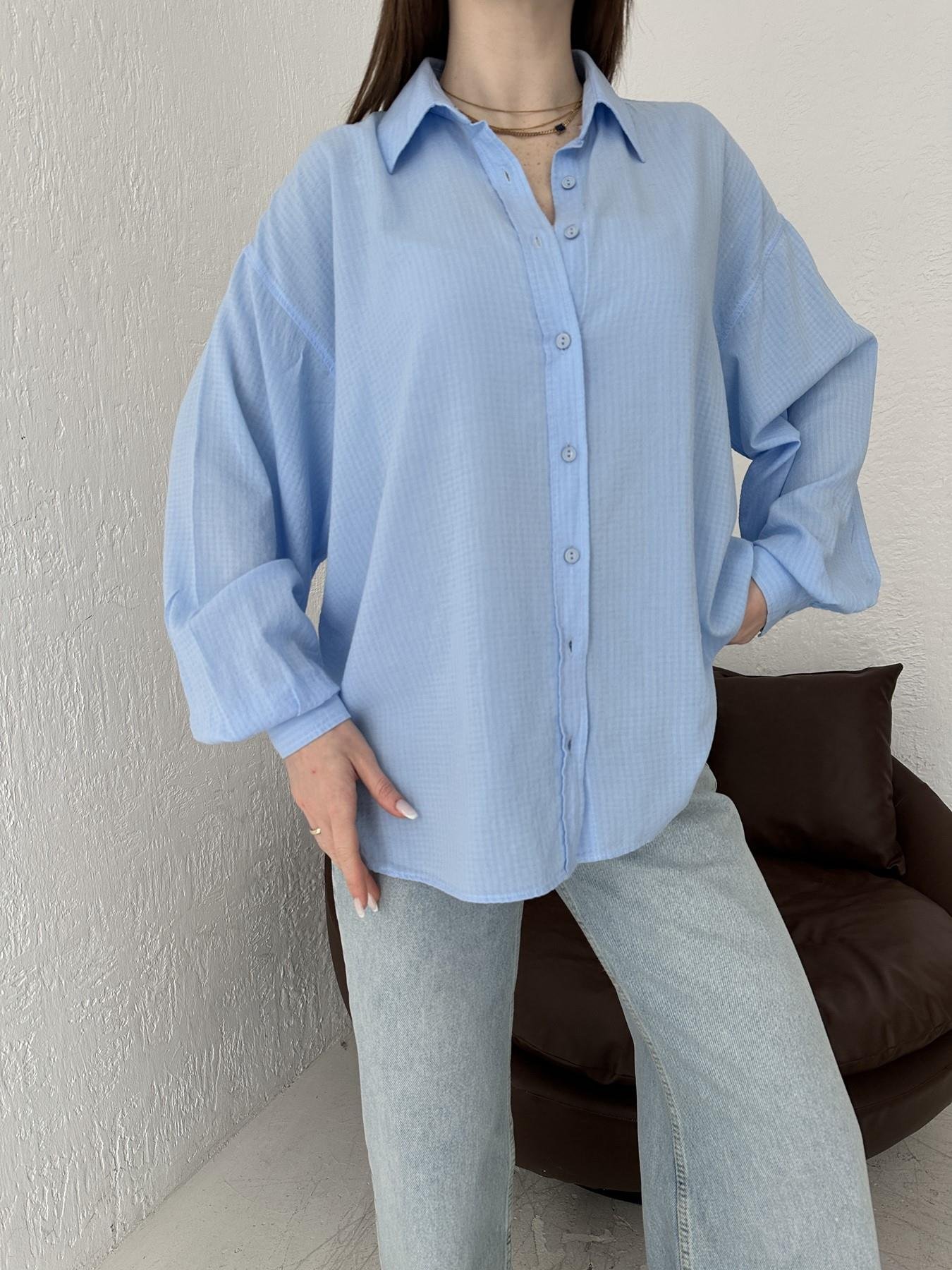 Küçük Damalı Yumoş Kumaş Gömlek KOYU MAVİ