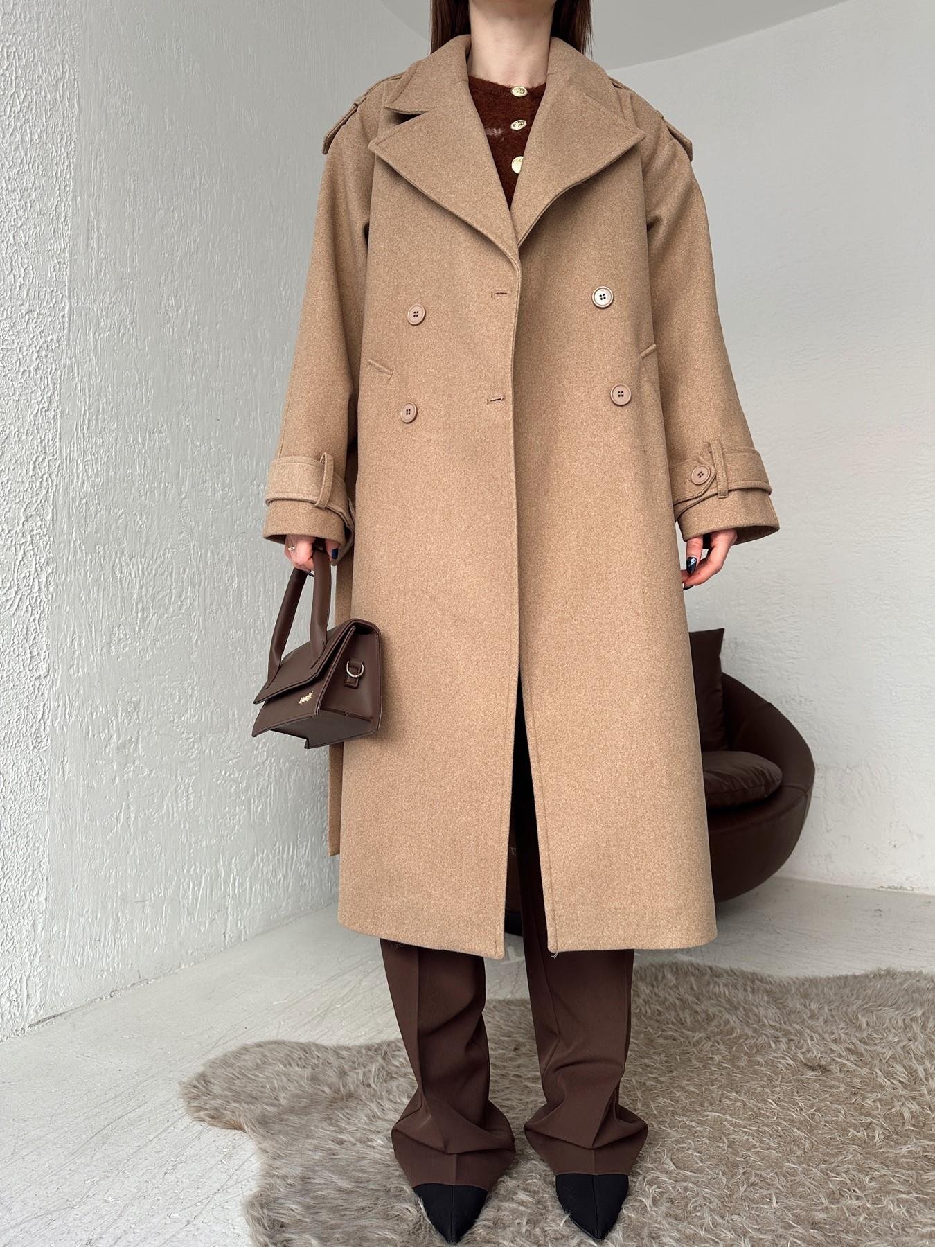 Kuşaklı Kaşe Kaban BEJ