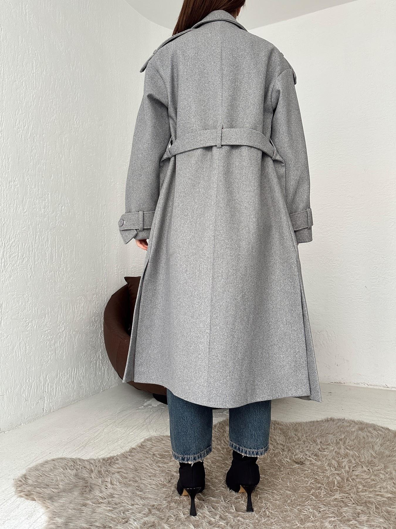 Kuşaklı Kaşe Kaban GRİ