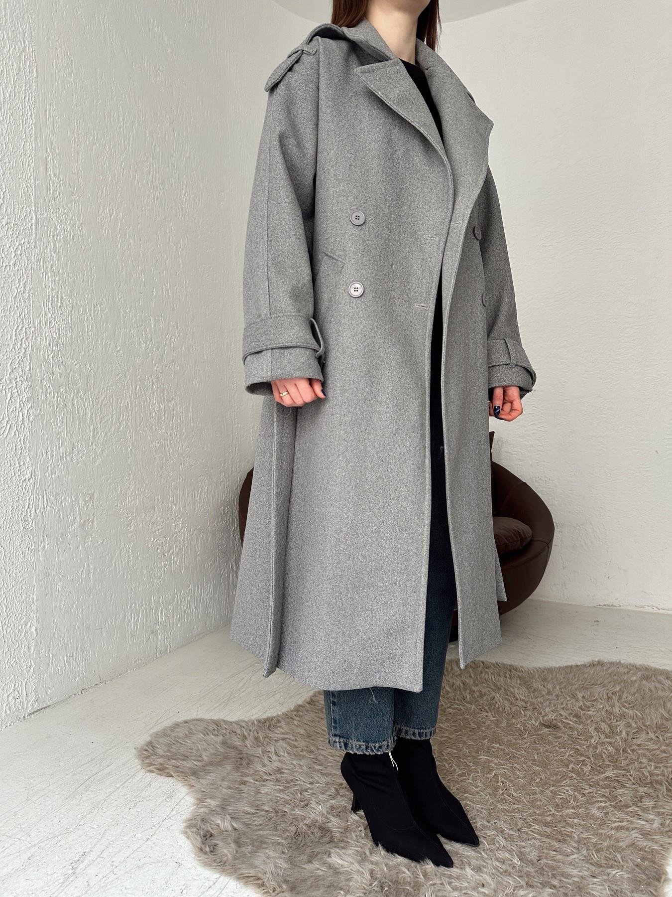 Kuşaklı Kaşe Kaban GRİ