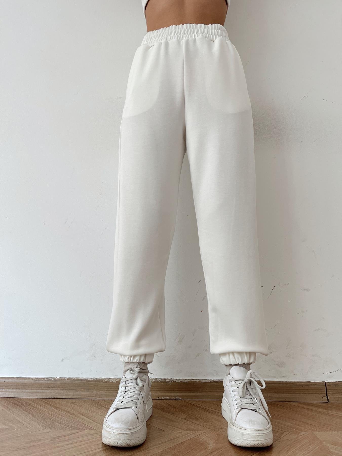 Lastikli Eşofman Altı EKRU