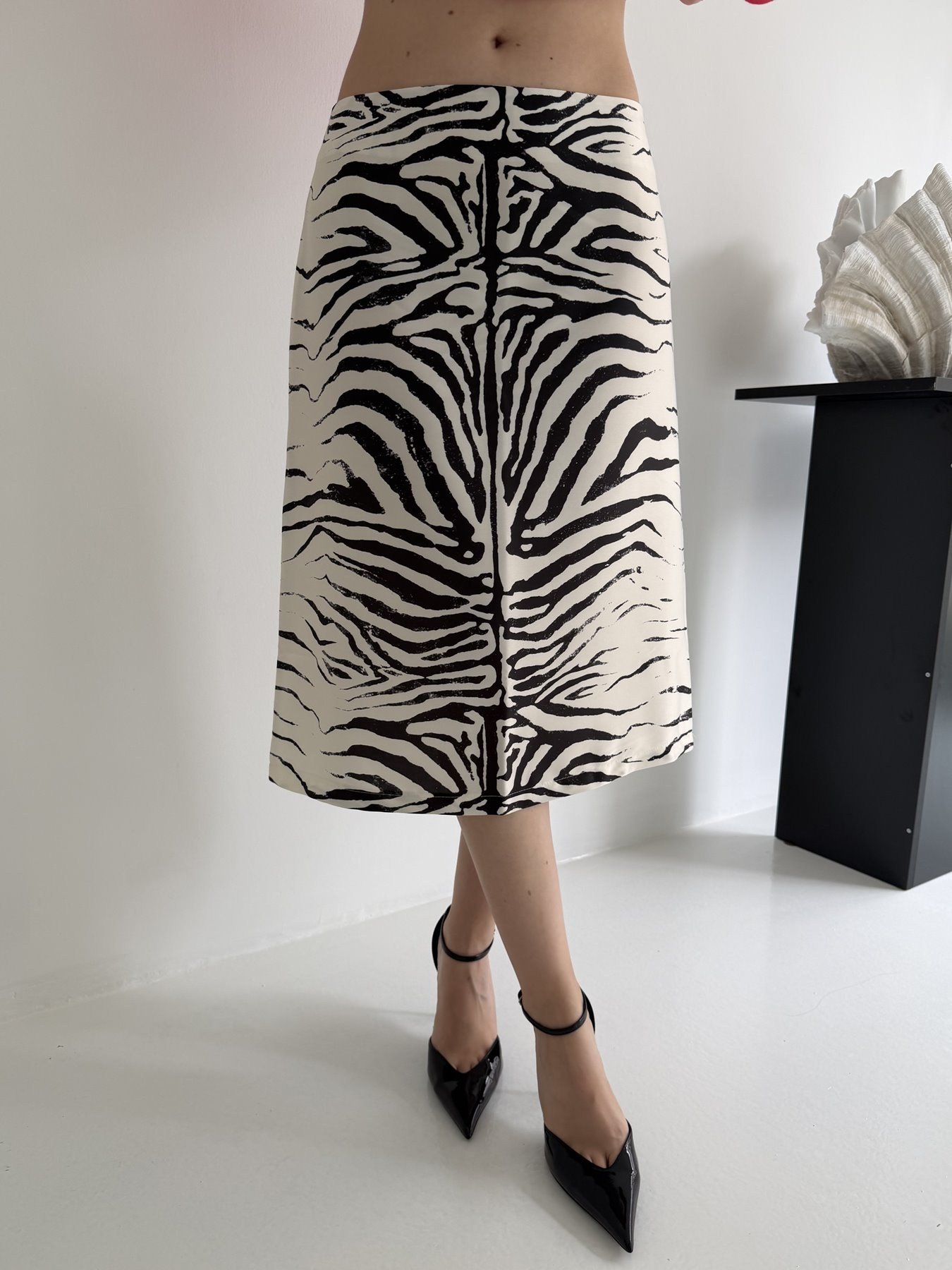 Midi Boy Zebra Desen Etek Zebra