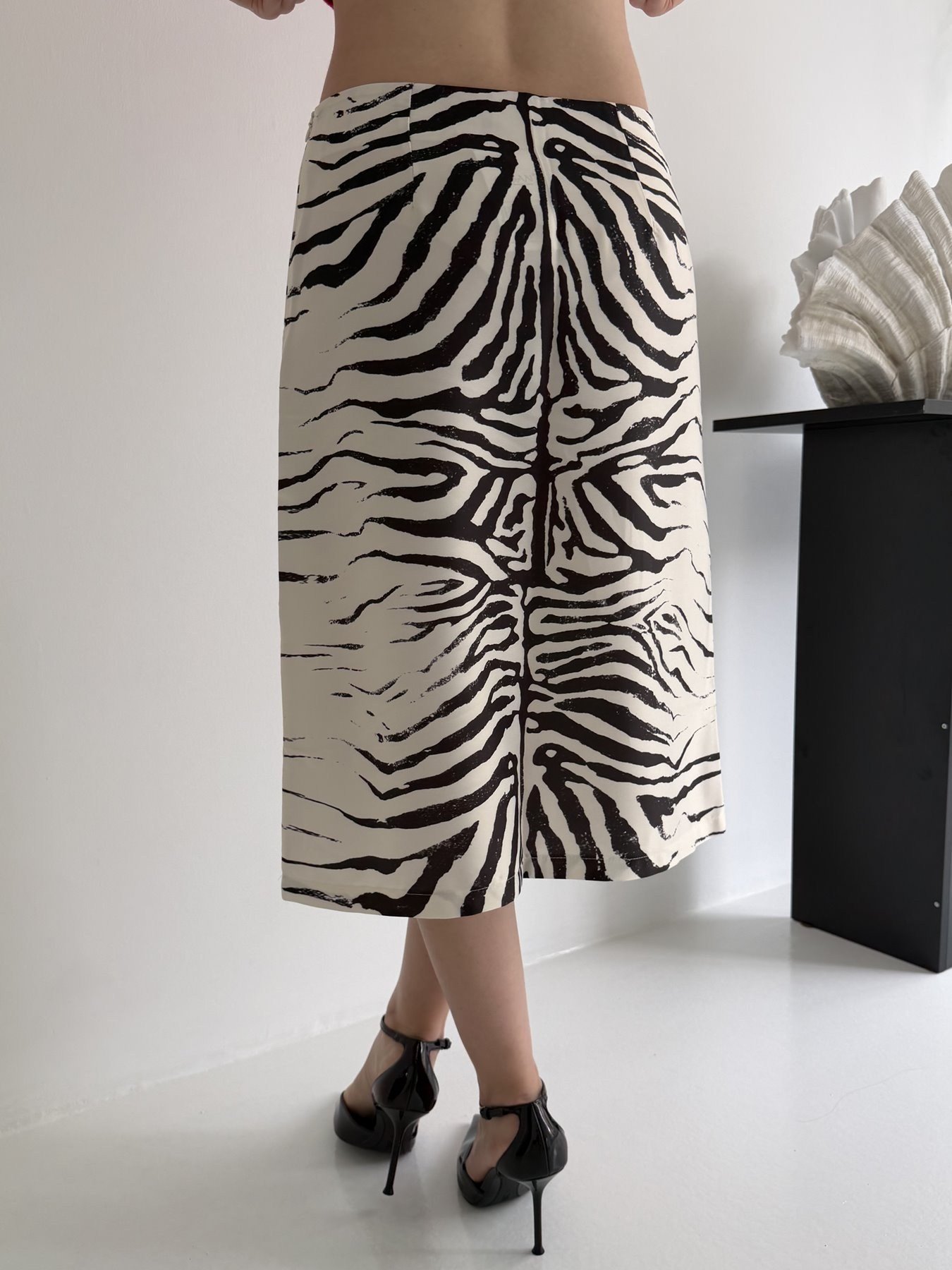 Midi Boy Zebra Desen Etek Zebra