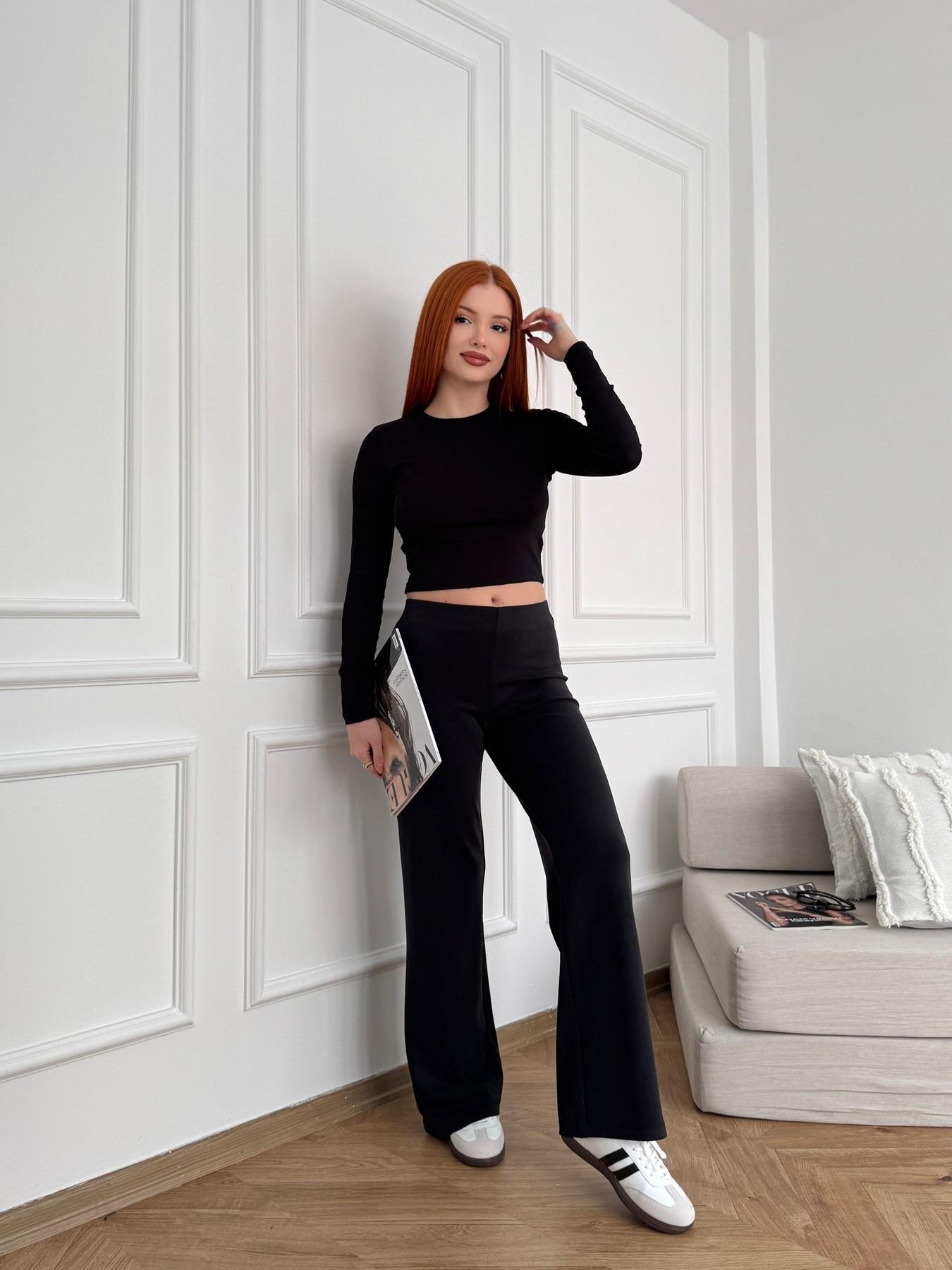 Modal Bol Pantolon Siyah