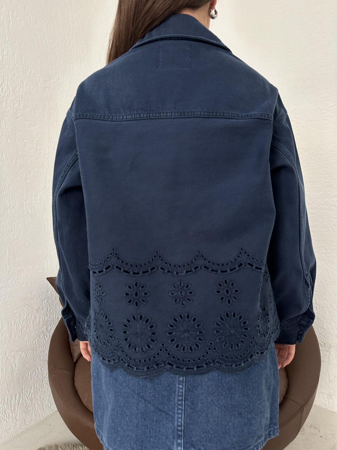 Nakış Detay Ceket LACİVERT