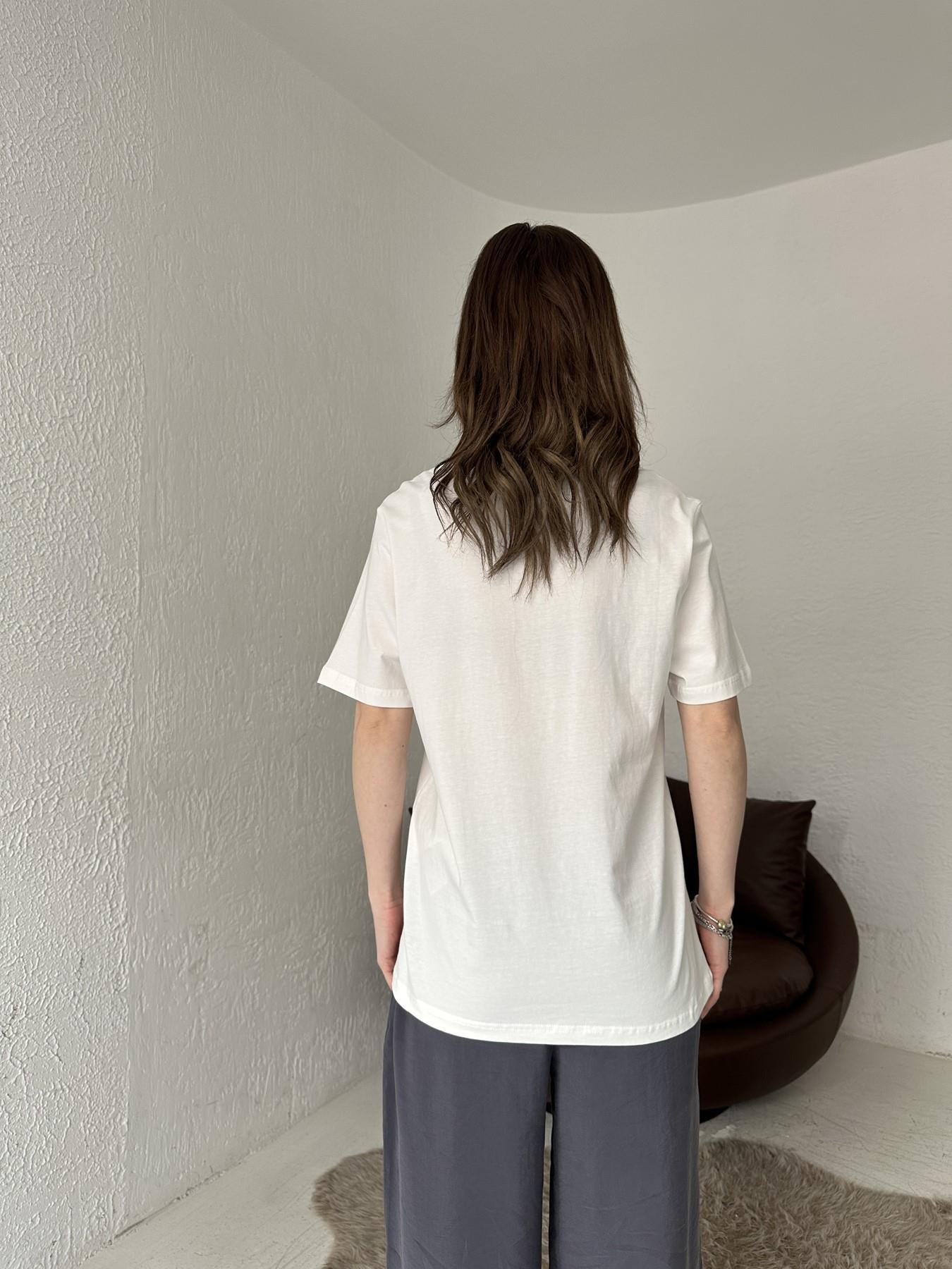 Nakışlı Tişört BEYAZ