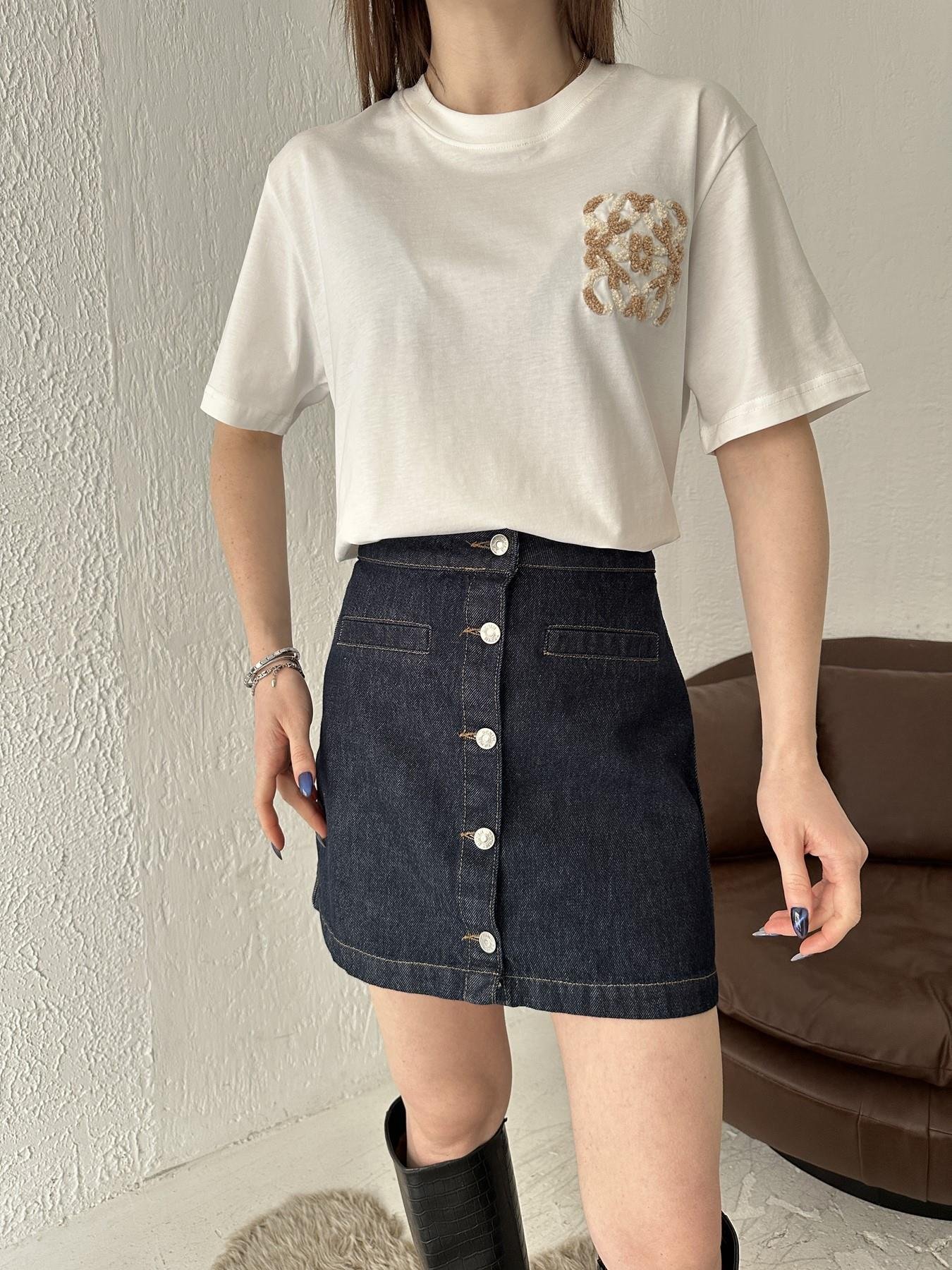 Nakışlı Tişört EKRU