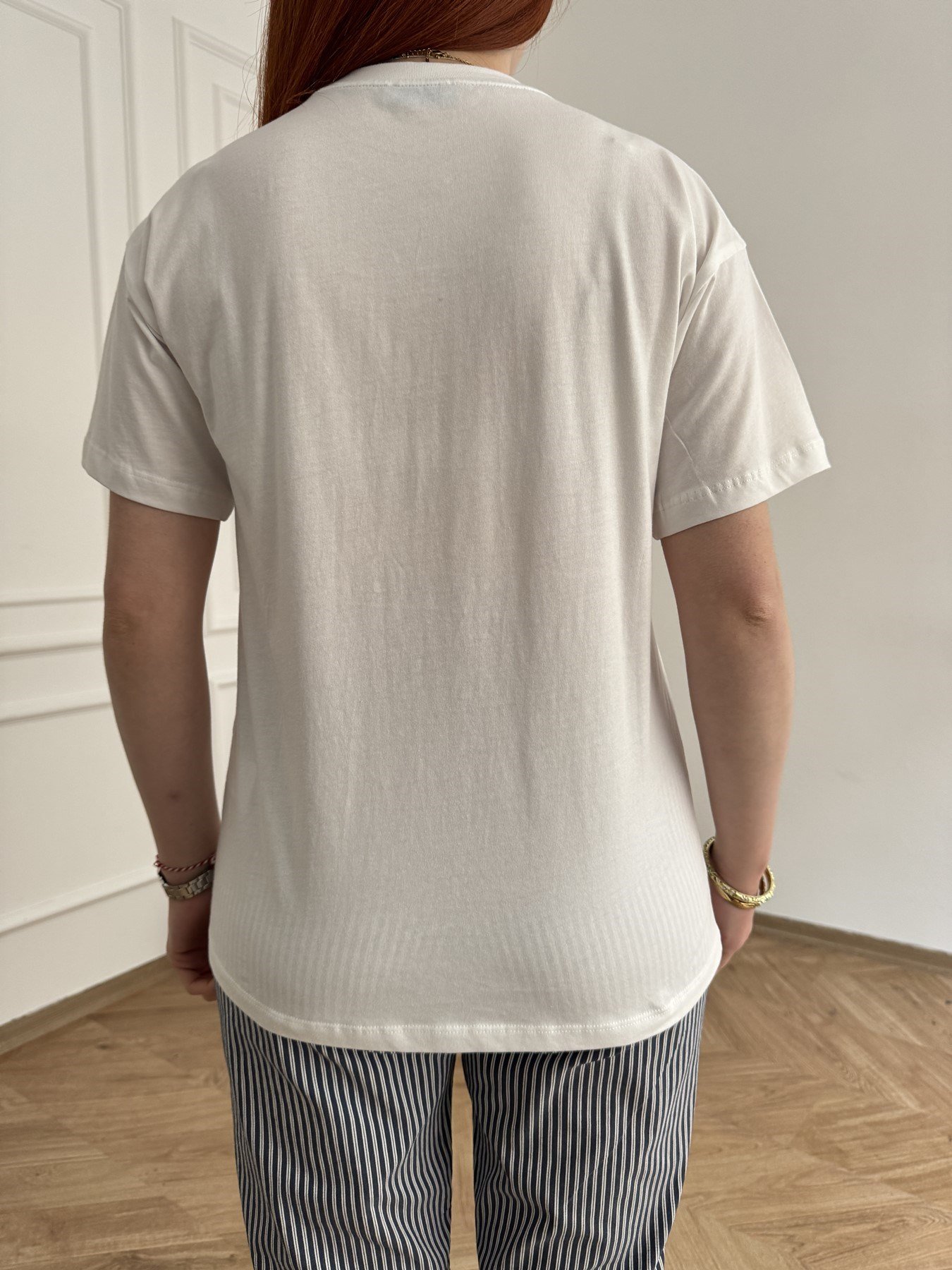 Not From Paris Madame Nakışlı T-shirt Ekru