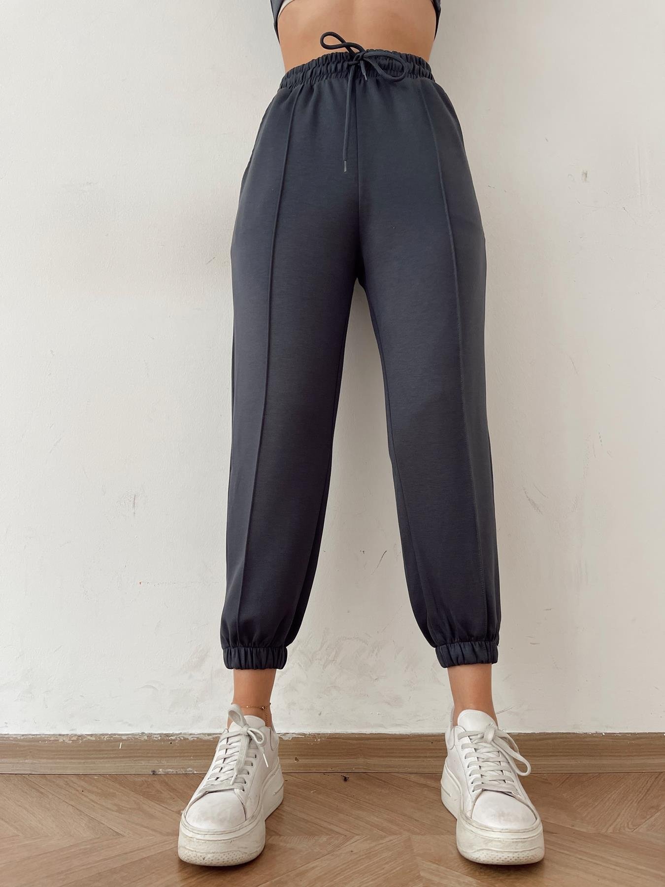 Önü Dikişli Eşofman Altı ANTRASİT