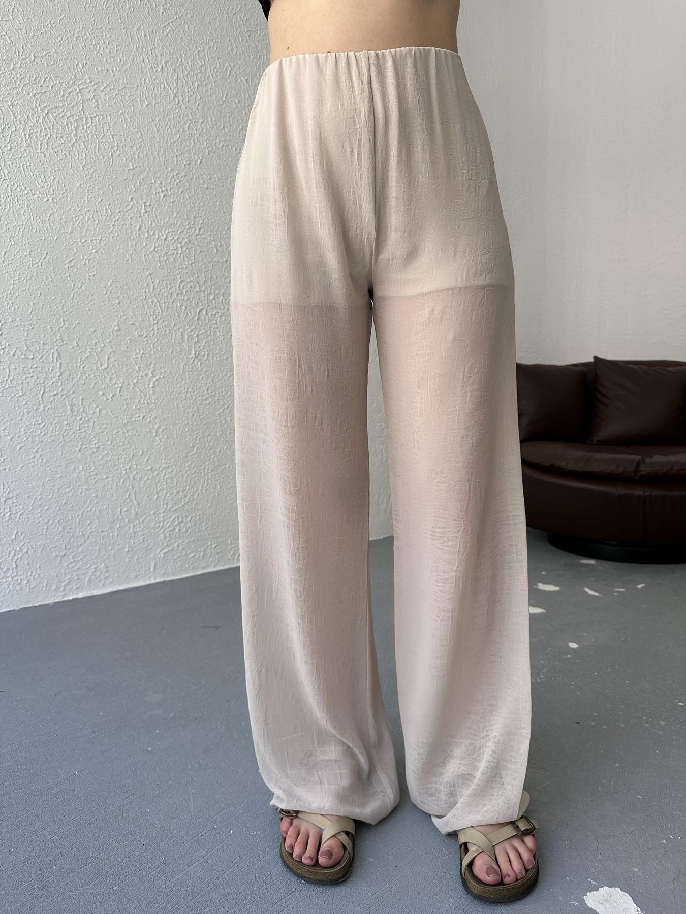 Organze Pantolon Bej