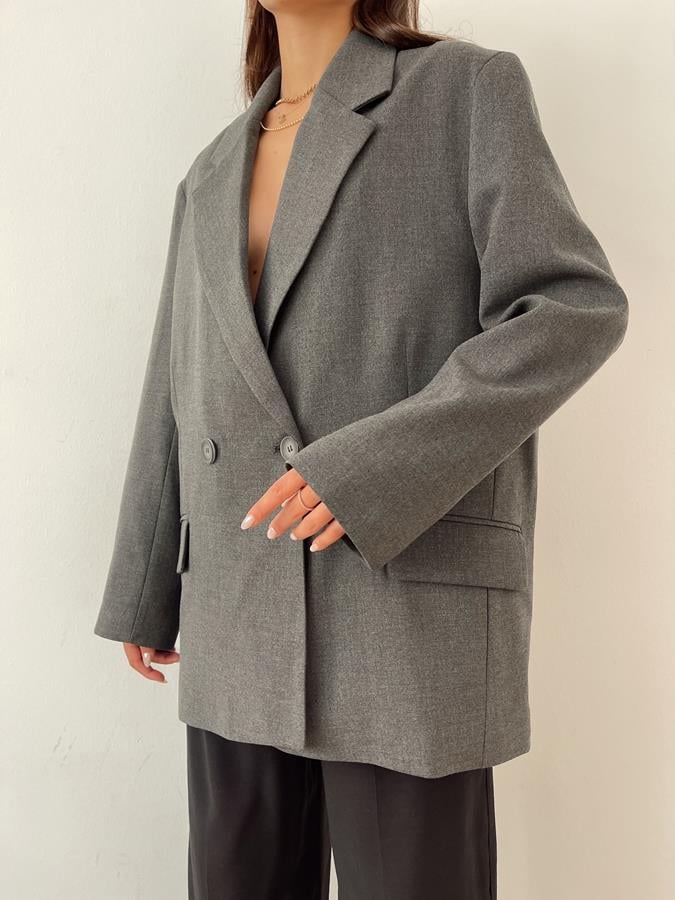 Oversize Blazer Ceket ANTRASİT
