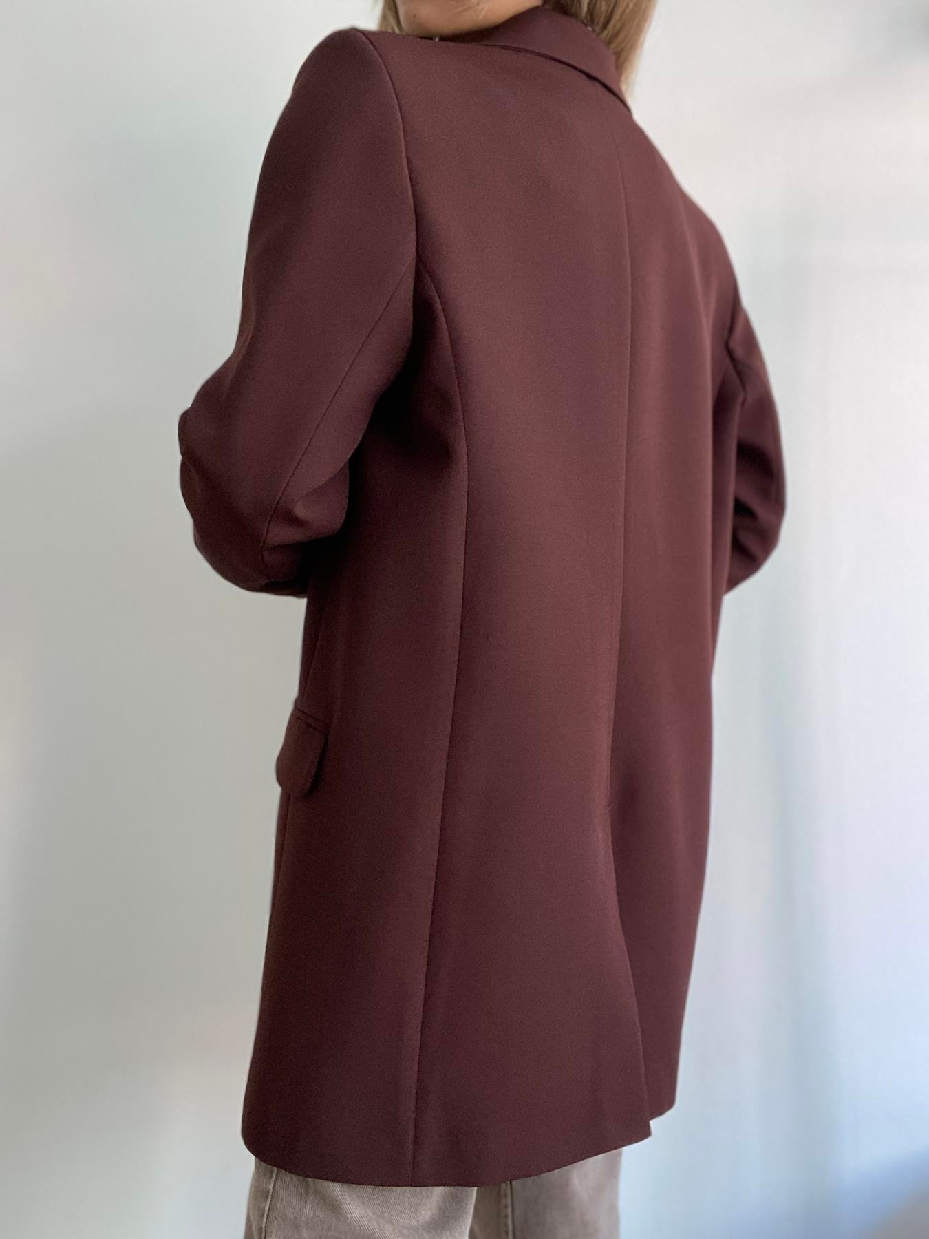 Oversize Blazer Ceket Koyu kahve