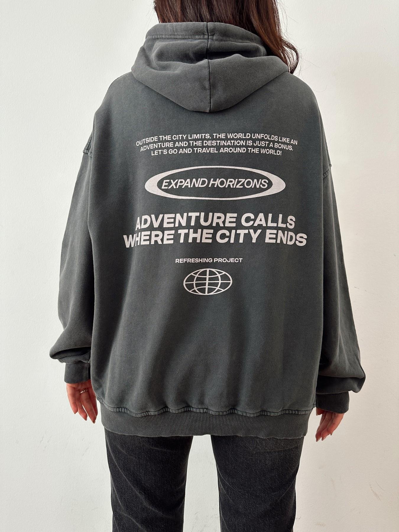 Oversize Fermuarlı Sweatshirt ANTRASİT