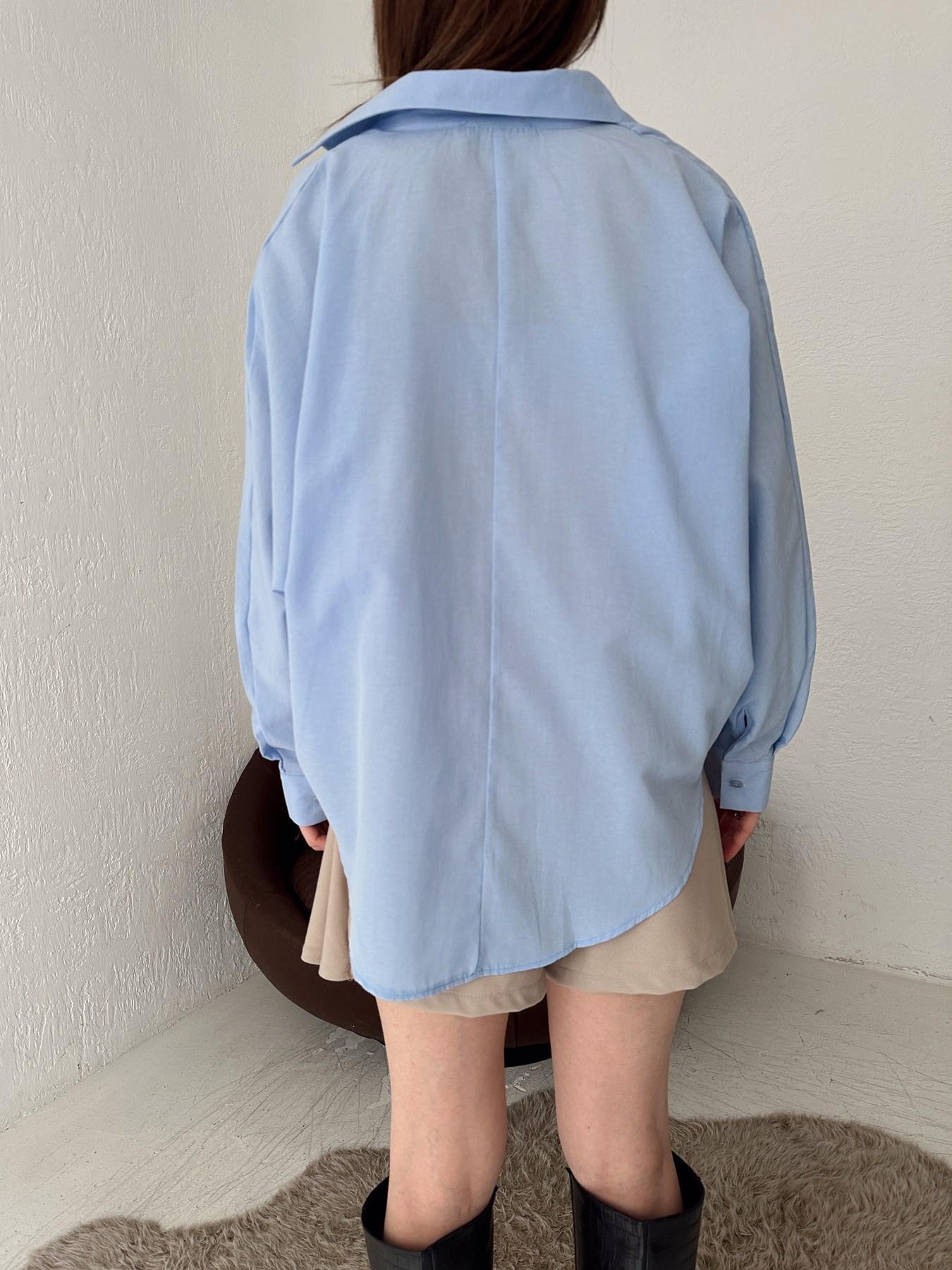 Oversize Gömlek MAVİ