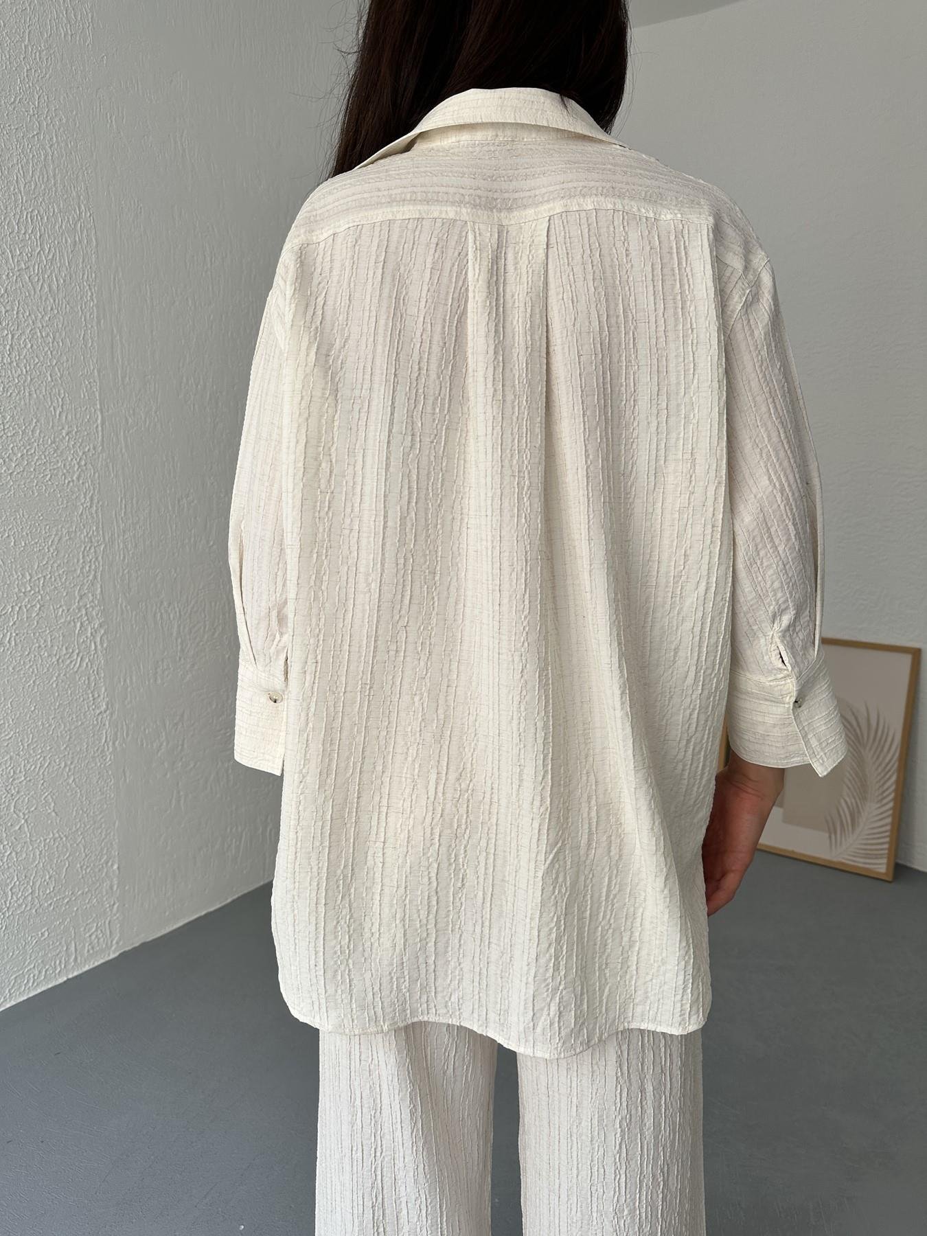 Oversize Gömlek Naturel