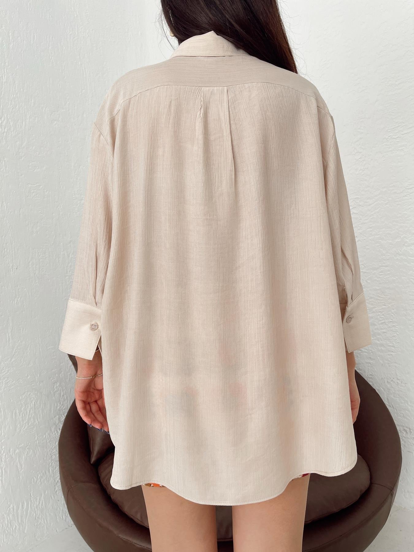 Oversize Gömlek TAŞ