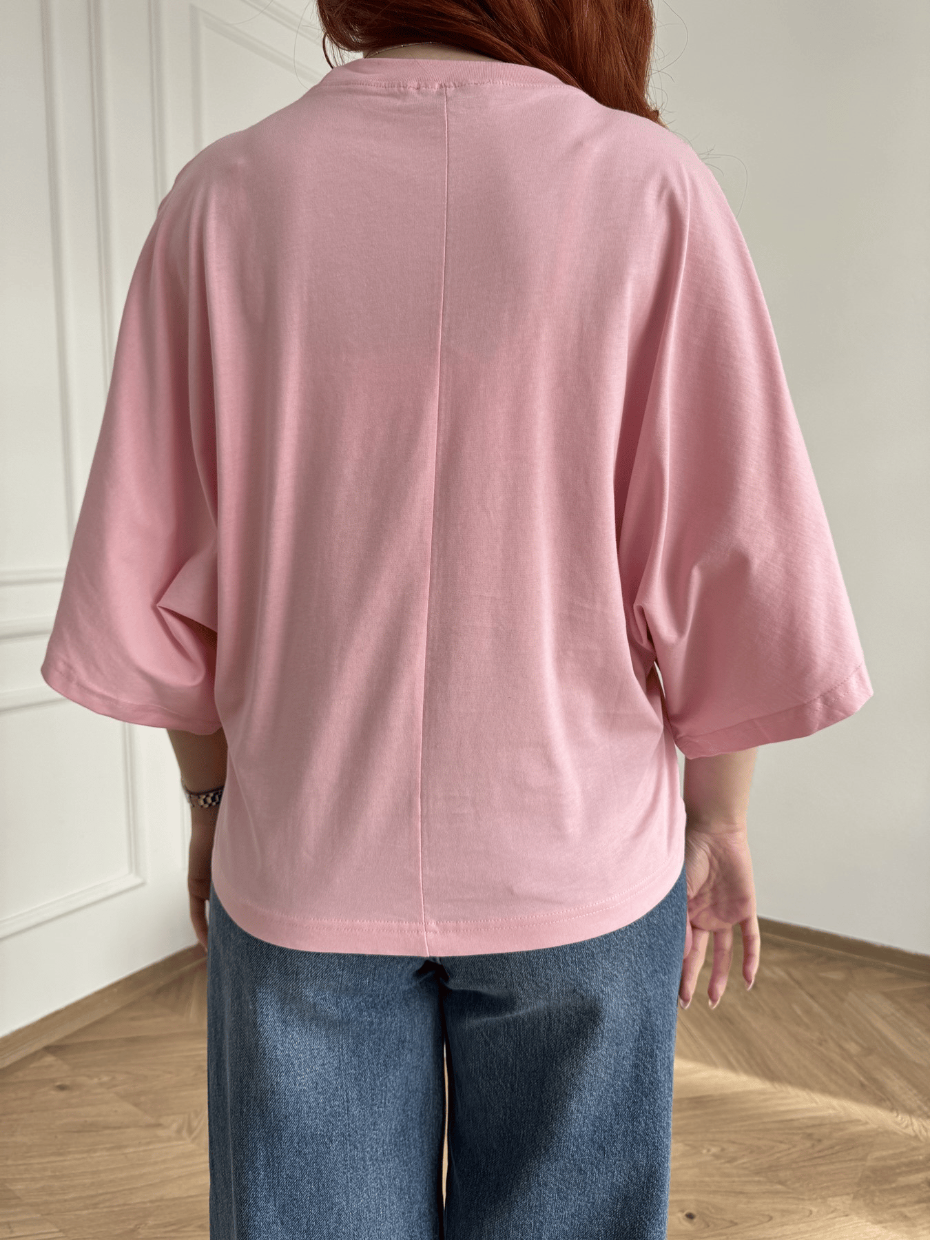 Oversize Tshirt Şeker pembe