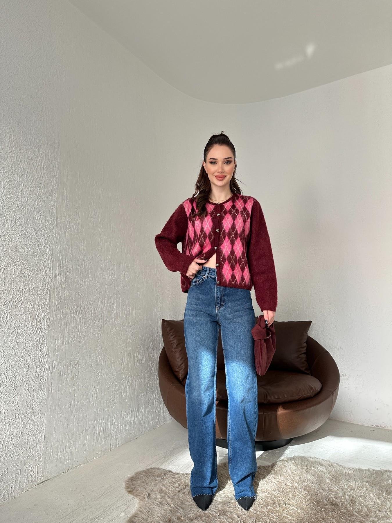 Paçası Kesik Palazzo Jean KOYU MAVİ