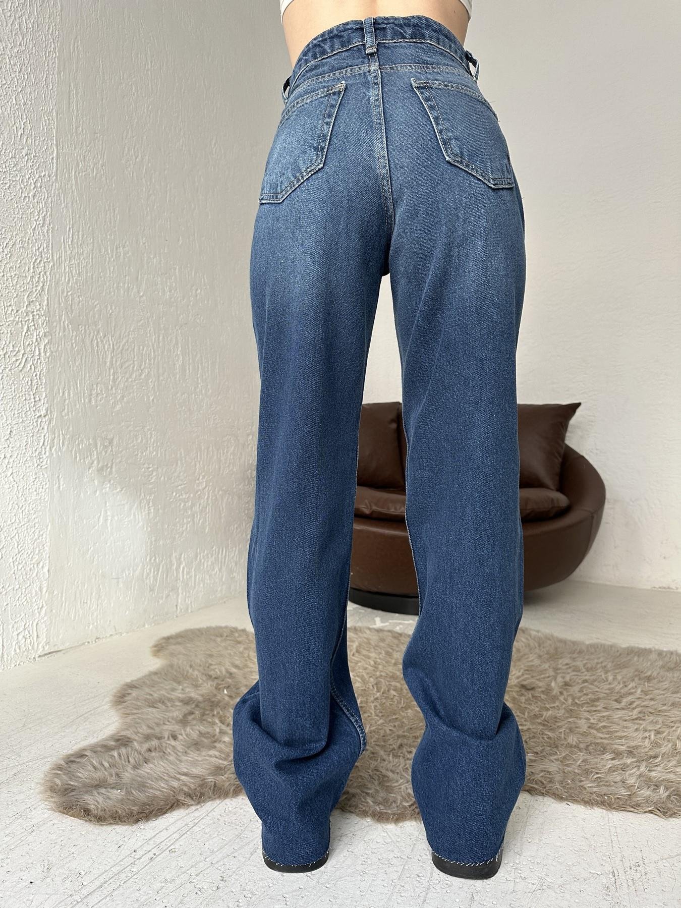 Paçası Kesik Palazzo Jean LACİVERT KAR