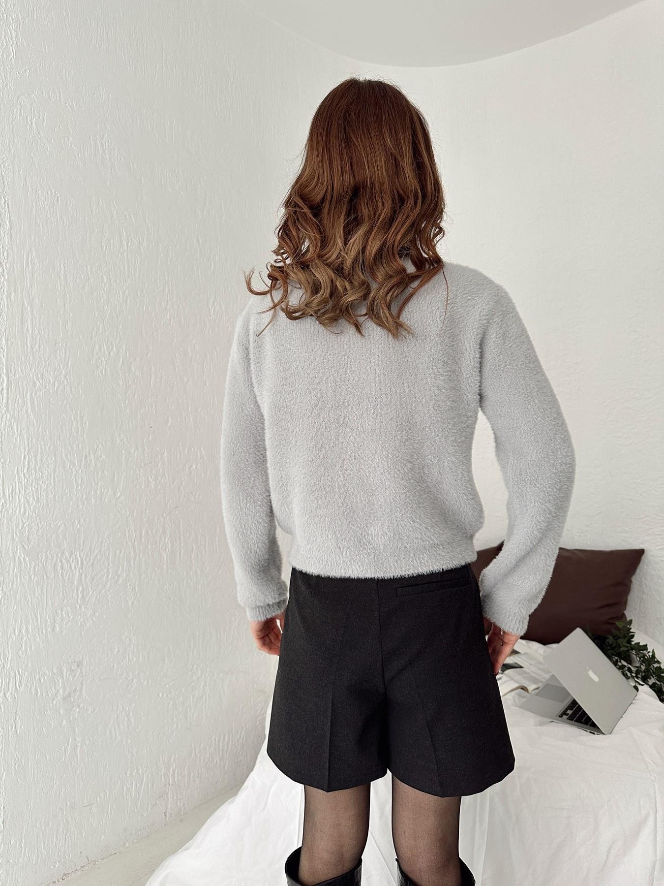 Papatya Düğmeli Yumoş Hırka GRİ